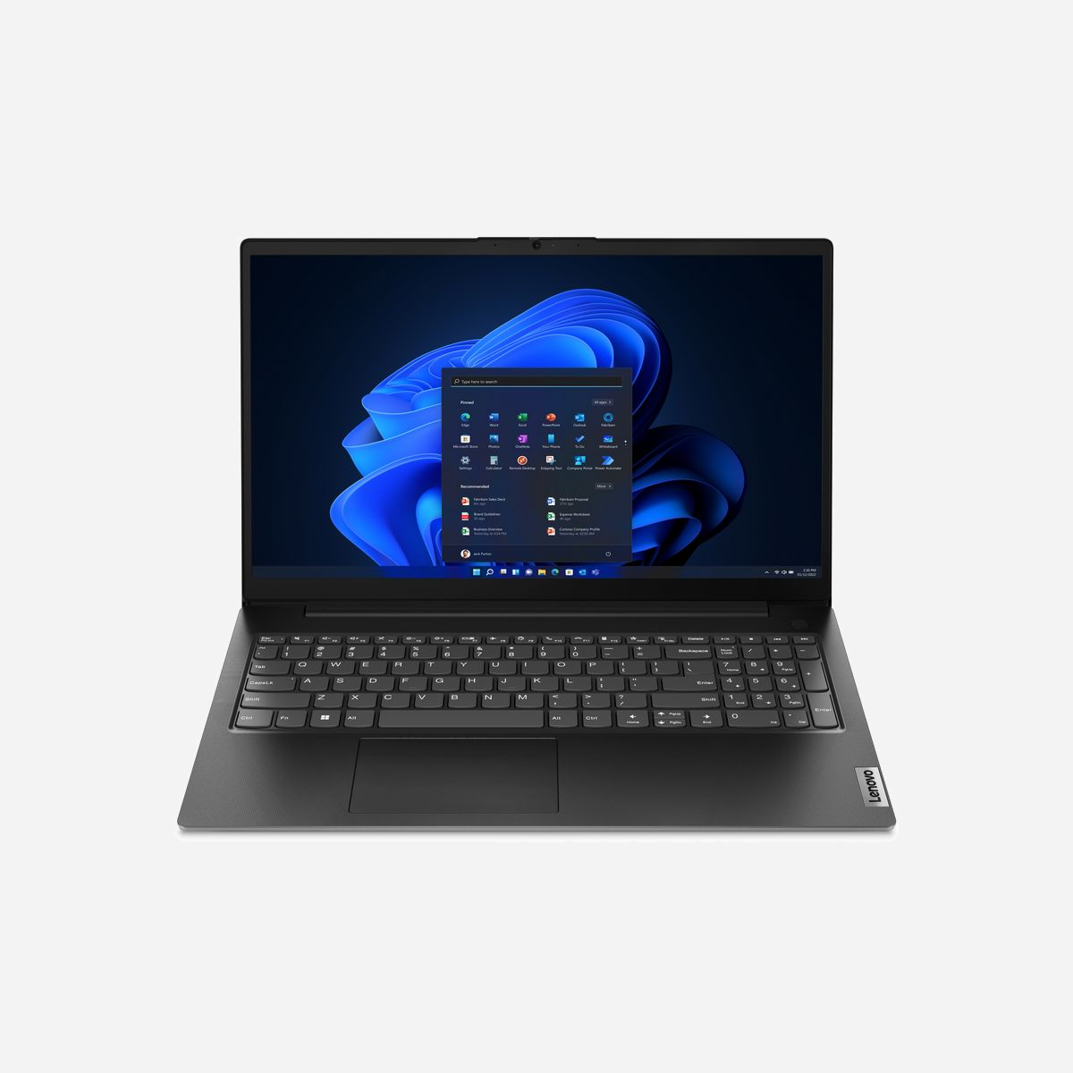 Lenovo V15 AMD Ryzen 5 7520U, 15.6" FHD (1920x1080) TN 250nits antireflet, 8GB LPDDR5 4800MHz, 256GB SSD PCIe 4.0 NVMe, AMD Radeon 610M, Windows 11 Pro - Lenovo V15. Type de produit: Ordinateur portable, Format: Clapet. Famille de processeur: AMD Ryzen™ 5, Modèle de processeur: 7520U, Fréquence du processeur: 2,8 GHz. Taille de l'écran: 39,6 cm (15.6"), Type HD: Full HD, Résolution de l'écran: 1920 x 1080 pixels. Mémoire interne: 8 Go, Type de mémoire interne: LPDDR5-SDRAM. Capacité totale de stockage: 256 Go, Supports de stockage: SSD. Modèle d'adaptateur graphique inclus: AMD Radeon 610M. Système d'exploitation installé: Windows 11 Pro. Couleur du produit: Noir