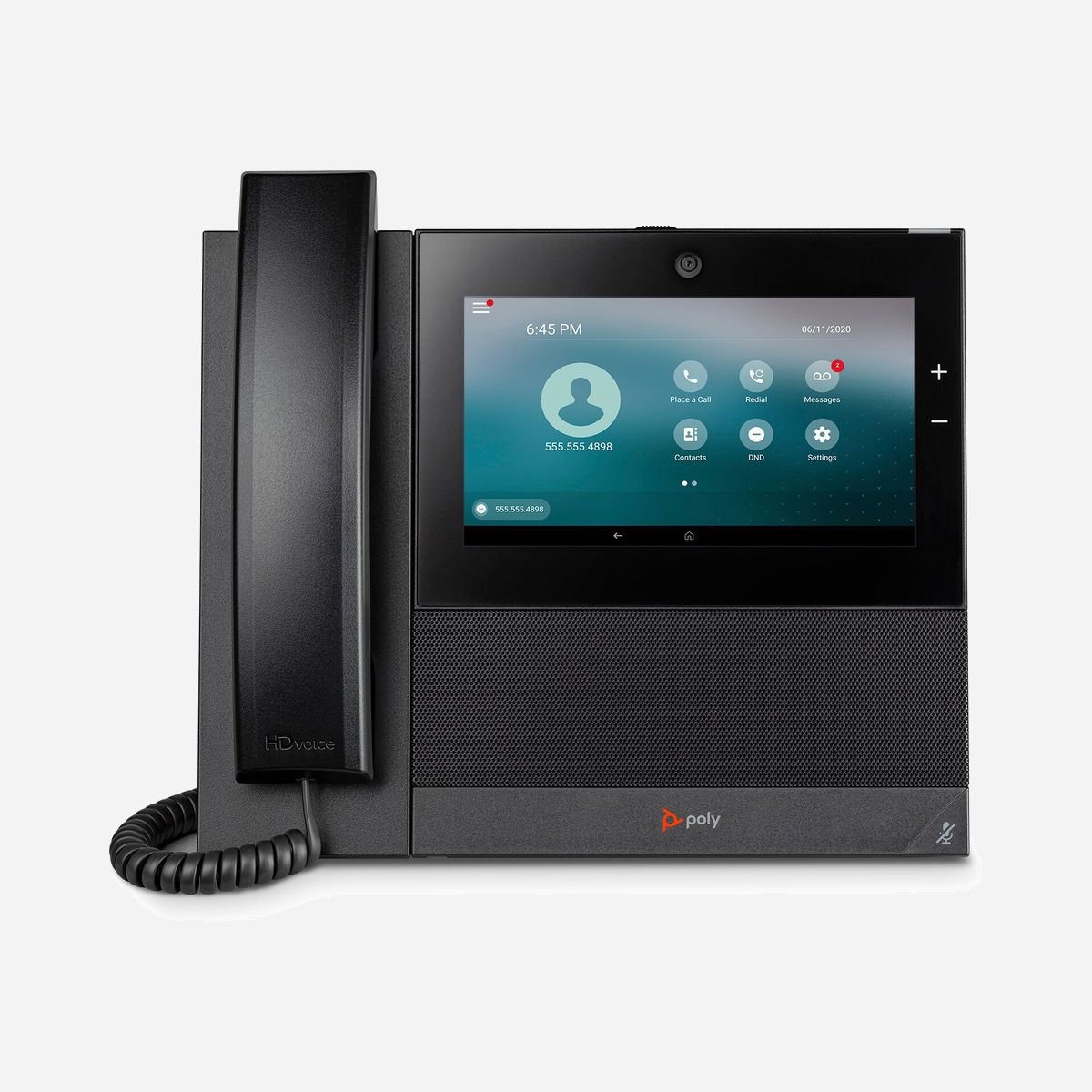 POLY CCX 700 Téléphone IP Professionnel, écran tactile 7" 1024x600, caméra, Wi-Fi, Bluetooth 4.2, PoE, Open SIP, double port Gigabit Ethernet - La connexion est réelle<br>Le Poly CCX 700 intègre une caméra vidéo ultra-précise et un grand écran 7 pouces. Comptez sur la qualité audio de Poly pour assurer des conversations sans interruption. Le Wi-Fi intégré facilite l’installation dans l’emplacement de votre choix.