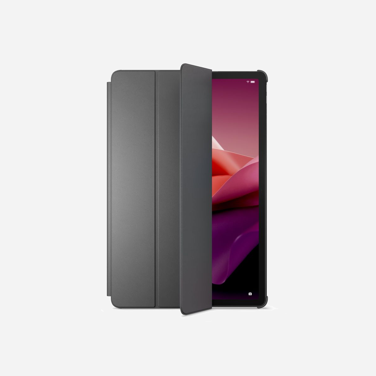 Lenovo Folio ZG38C05252 pour Tab P12, 12.6", Gris, Polyuréthane, Fonction Stand, 198x300x17mm, 340g - Lenovo ZG38C05252. Type d'étui: Folio, Compatibilité de marque: Lenovo, Compatibilité: Tab P12, Taille maximale de l’écran: 32 cm (12.6"). Poids: 340 g