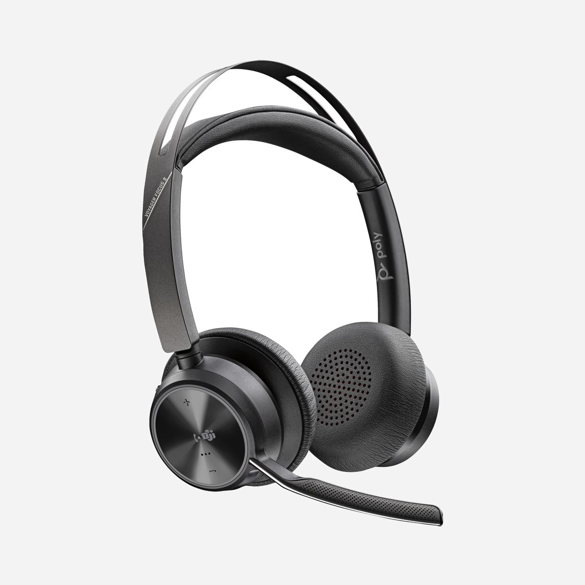 POLY Voyager Focus 2 USB-C-C MS Teams : Micro-casque Binaural Bluetooth 5.1, Portée 50m, ANC, Autonomie 40h, Base, Adaptateur USB-C/A - Focus, un micro-casque à la qualité sonore remarquable<br>Créez une zone de concentration tout autour de vous avec le micro-casque stéréo Bluetooth® Voyager Focus 2. Conception ingénieuse pour une qualité audio parfaite : tout ce que vos interlocuteurs entendent, c’est vous. L’attention reste sur vous, là où elle doit être.