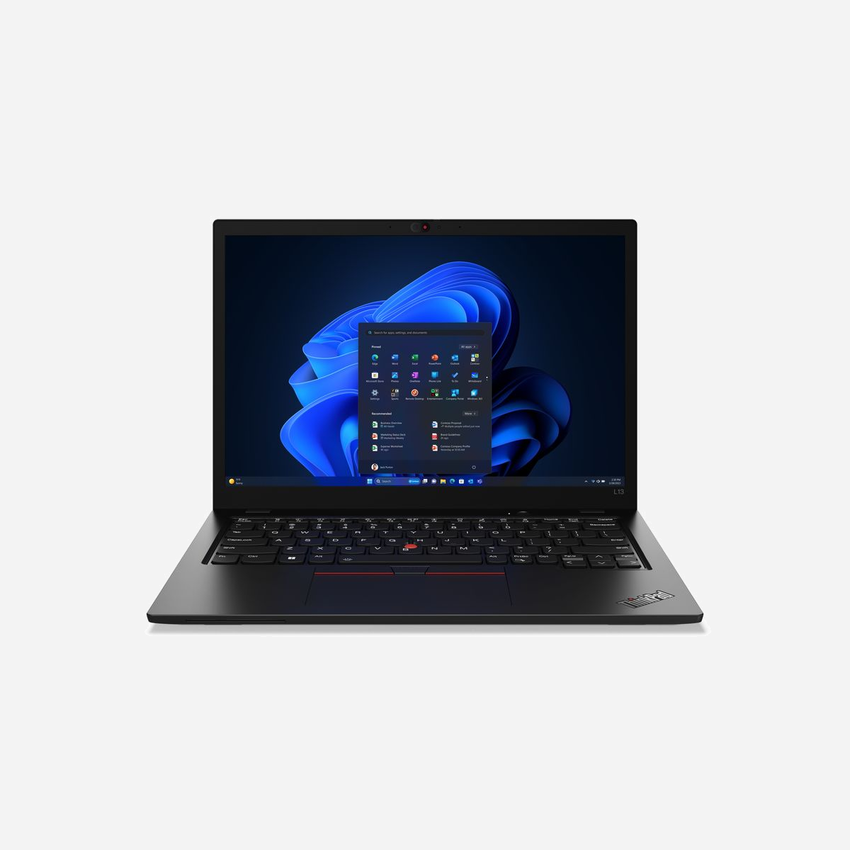 Lenovo ThinkPad L13, Intel Core Ultra 7 155U, 16Go LPDDR5, 512Go SSD, 13.3" WUXGA IPS, Intel Graphics, Wi-Fi 6E, Bluetooth 5.3, Windows 11 Pro - <b>Conçu pour les professionnels. Pensé pour vous.</b><br>- Portable de 13" équipé du processeur Intel® Core™ Ultra jusqu'à Intel vPro®<br> - Tâches et périodes de déplacement optimisées grâce aux fonctionnalités de productivité assistées par l'IA<br> - Booste l'expérience numérique, écran impressionnant et Dolby Audio™ avec Dolby Voice®<br> - Parfaitement portable, avec un design léger et compact et une connectivité maximisée<br>