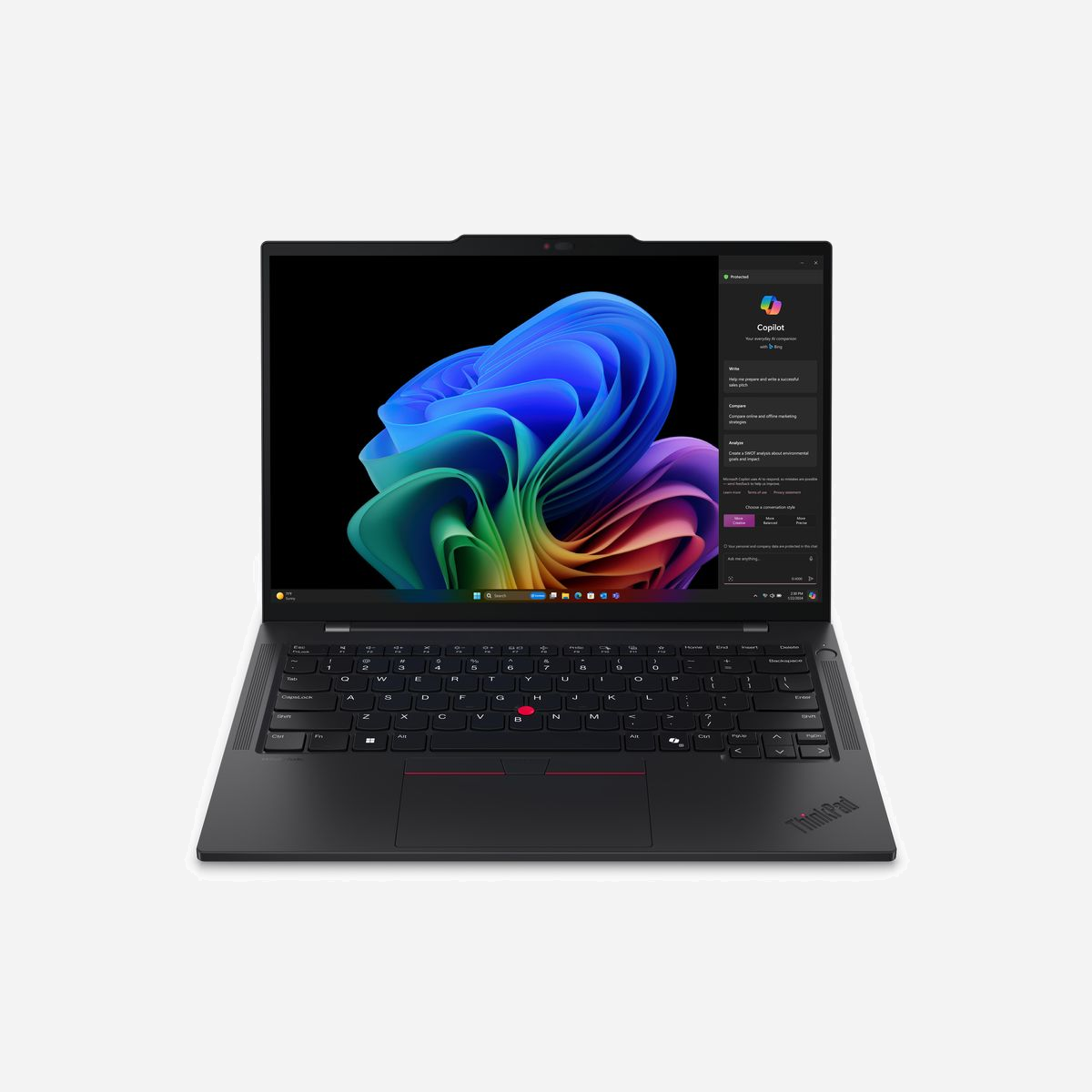 Lenovo ThinkPad T14s Gen 6 (Snapdragon) - Écran 14" WUXGA, Snapdragon X1E-78-100, 32GB LPDDR5x, 512GB SSD NVMe PCIe 4.0, Wi-Fi 7, Windows 11 Pro - <b>Des performances puissantes bien au-delà de la moyenne</b><br> - PC compatible avec l'IA nouvelle génération et à la pointe de l'industrie, pour des expériences de grande performance et de productivité <br> - Amélioration de la confidentialité et de la sécurité de niveau professionnel, même en mode veille <br> - Idéal pour les charges de travail lourdes, comme le transcodage vidéo, l'analyse de larges ensembles de données et le codage <br>