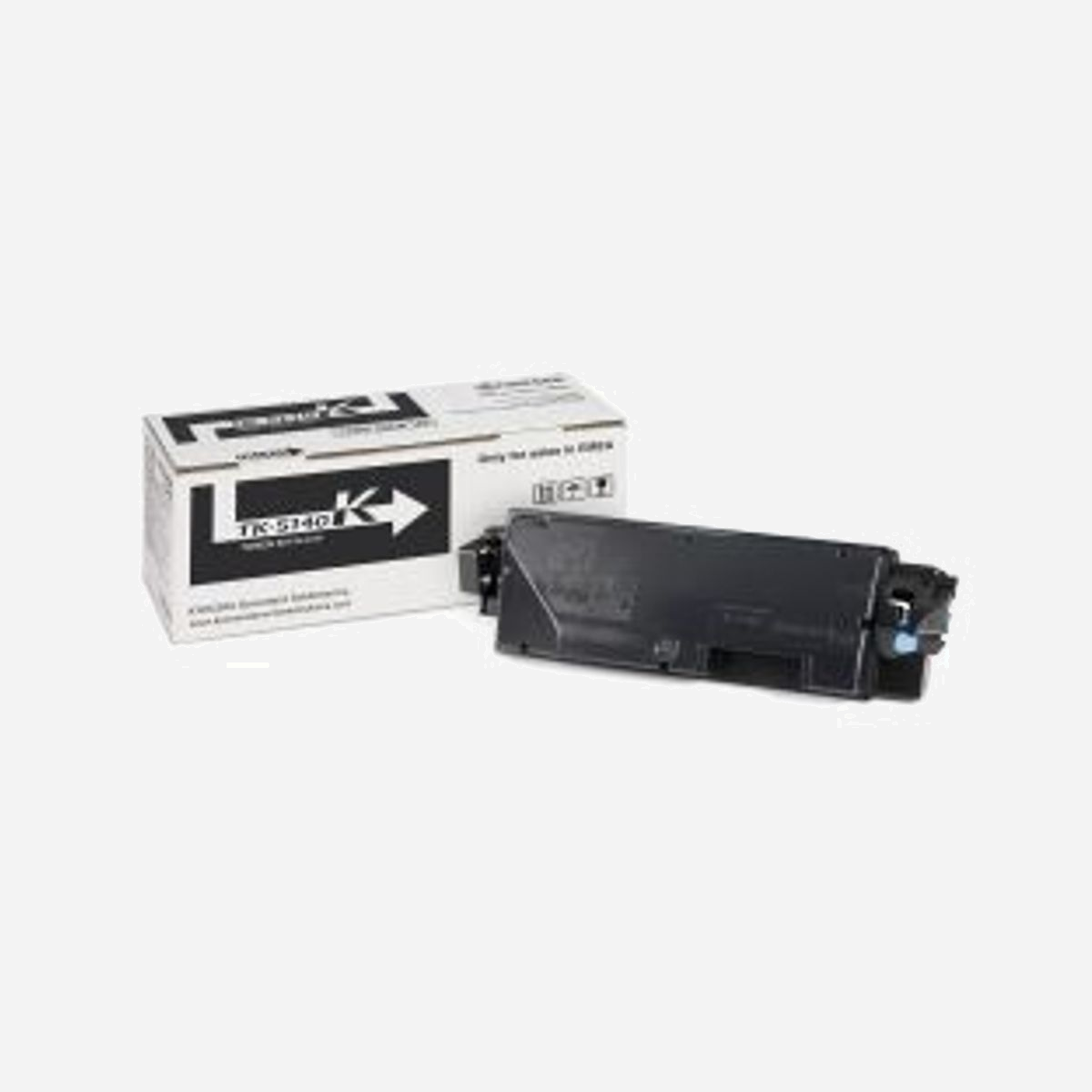 KYOCERA TK-5140K Cartouche de Toner Noir Originale 1T02NR0NL0, 7000 pages, pour ECOSYS M6030cdn/M6530cdn/P6130cdn, Dimensions 110x310x120mm - Toner microfin noir pour 7000 pages A4 conformément à la norme ISO/IEC 19798.