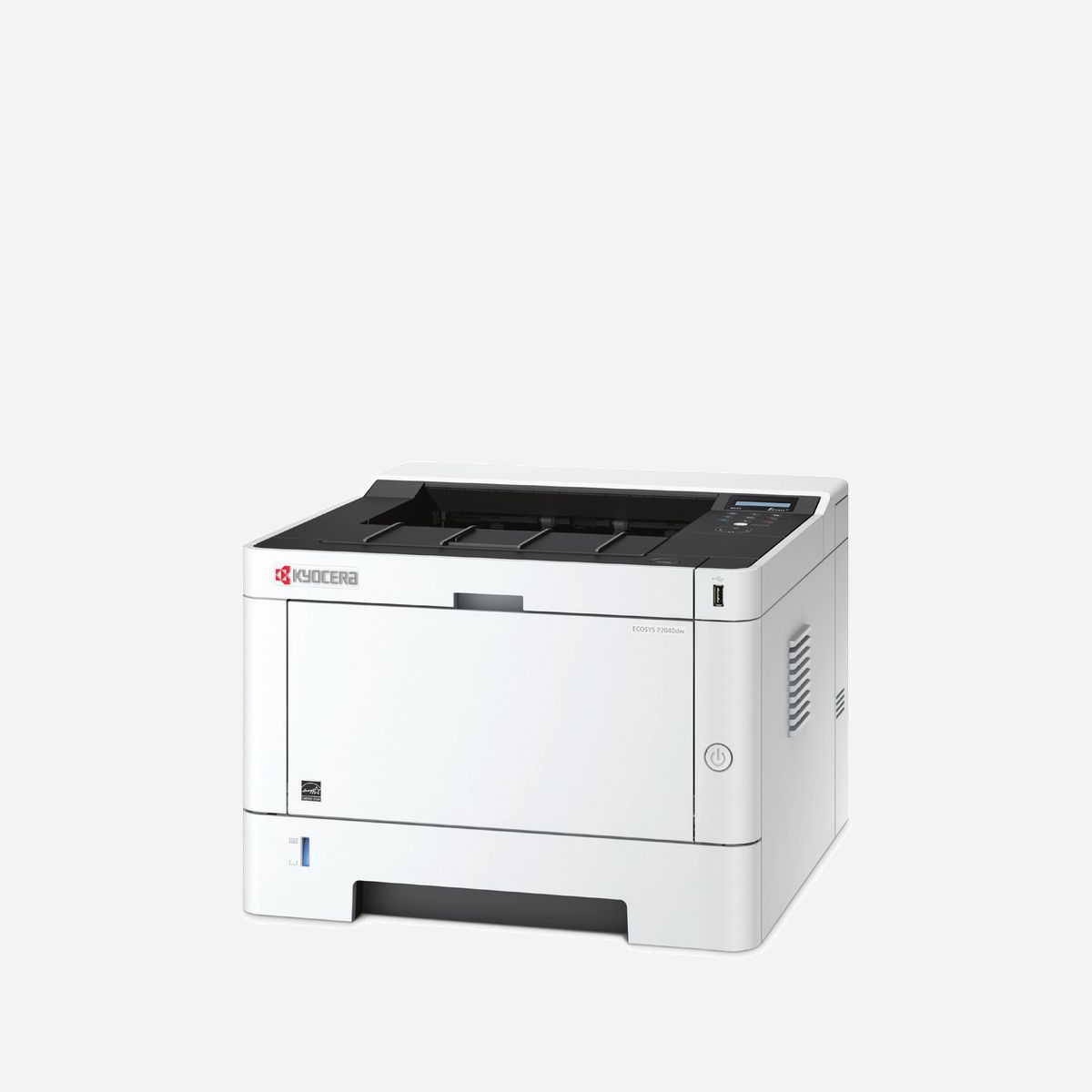 KYOCERA ECOSYS P2040dw Imprimante Laser Monochrome A4 1200x1200 DPI 40 ppm Recto-Verso Auto WiFi Ethernet USB 256 Mo PCL 6 PostScript 3 - Si vous êtes à la recherche d'une imprimante de bureau A4 monochrome, rapide, fiable et polyvalente, ne cherchez plus, les imprimantes L'ECOSYS P2040dw fera votre bonheur. Avec un temps de 1ère impression court, une vitesse allant jusqu’à 40 ppm, elle permet à votre flux de travail de bénéficier de nombreuses fonctionnalités : l’impression recto verso et le réseau de série, une capacité papier élevée et le Wifi standard. Les composants longue durée de vie vous assurent une fiabilité tout au long de vos impressions.