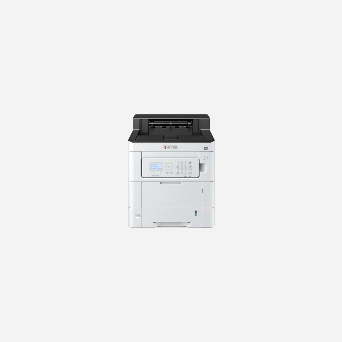 KYOCERA ECOSYS PA4000cx Laser Couleur A4 1200x1200 DPI 40ppm Recto-Verso Auto 1024MB RAM PCL6 PostScript 3 Ethernet USB 650 Feuilles - KYOCERA ECOSYS PA4000cx. Technologie d'impression: Laser, Couleur. Nombre de cartouches d'impression: 4, Cycle de service (Maximum): 100000 pages par mois. Résolution maximale: 1200 x 1200 DPI. Taille de papier de série A ISO maximum: A4. Vitesse d'impression (noir, qualité normale, A4/US Letter): 40 ppm, Impression recto-verso. Écran: LCD, Couleur du produit: Noir, Blanc