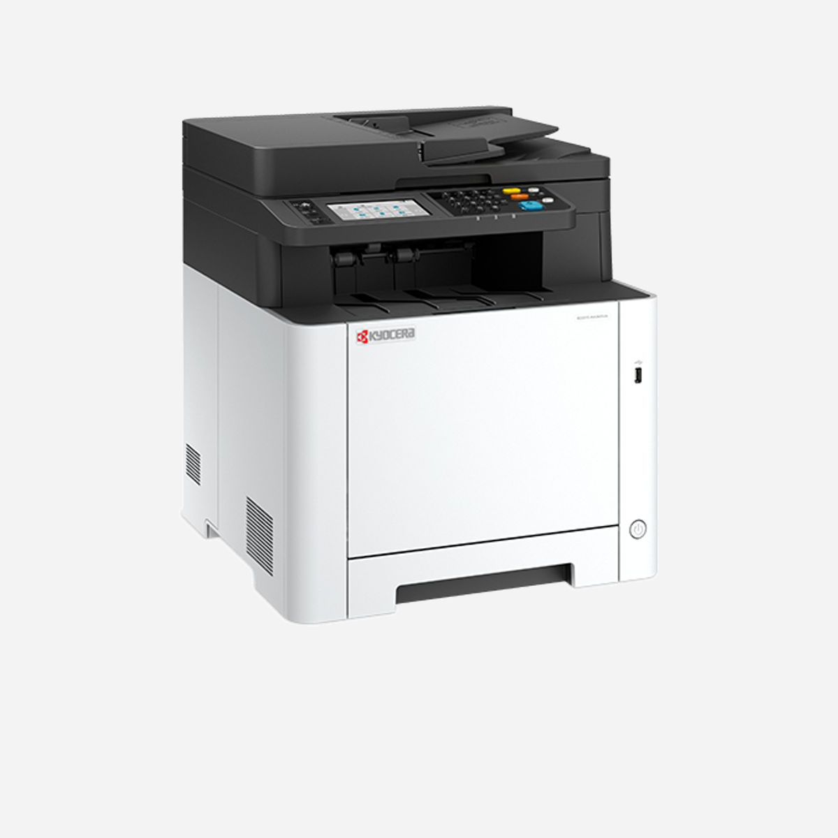 KYOCERA ECOSYS MA2600cfx - Imprimante Laser Couleur A4 Recto/Verso Auto 26 ppm 1200x1200 DPI - Numérisation/Copie/Fax - 1024 Mo RAM - Ethernet - USB - <b>ECOSYS rend votre bureau plus durable et plus efficace.</b><br>Depuis toujours, les solutions Kyocera ont été conçues dans le respect de l'environnement. Mais la gamme ECOSYS s'en distingue par rapport à n'importe quel autre produit disponibles sur le marché<br><br><b>Solutions d'impression</b><br>Kyocera propose la gamme la plus complète de machines allant des faibles volumes aux modèles à haut volume.<br><br><b>Imprimante A4 adaptée à tous les besoins</b><br>Qualité, fiabilité et efficacité sont les points fort des imprimantes Kyocera.<br><br><b>ECOSYS : la solution durable</b><br>Unique à Kyocera, ECOSYS propose des imprimantes durables et respectueuses de l'environnement à un coût économique