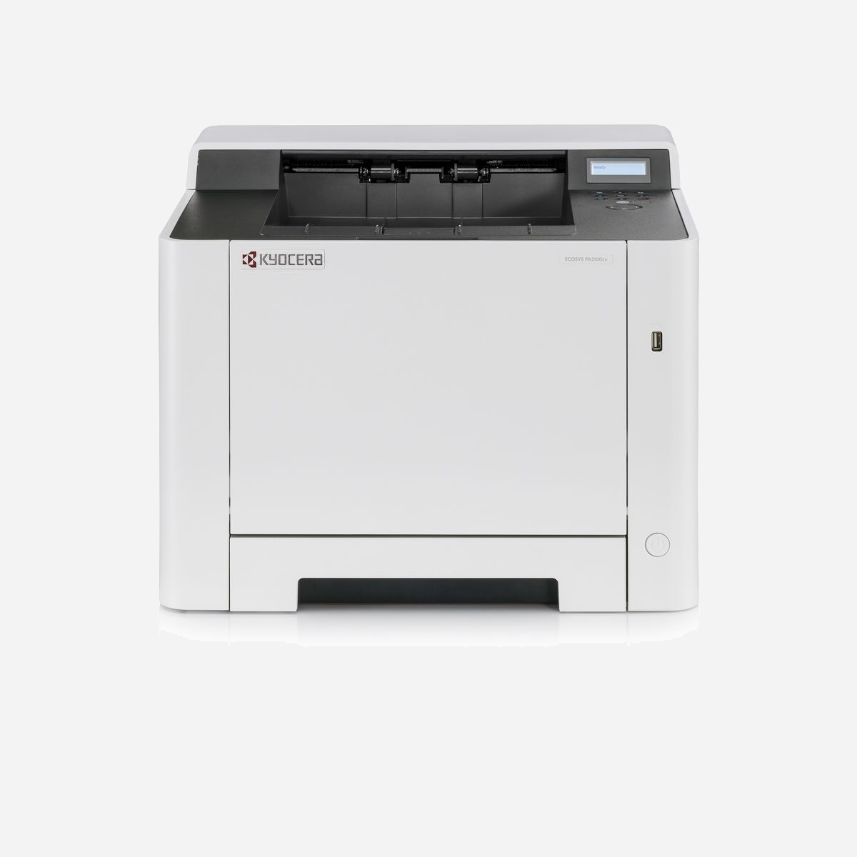 KYOCERA ECOSYS PA2100cx Imprimante Laser Couleur A4 1200x1200 DPI 21 ppm Recto-Verso Auto, PCL6/PostScript3/XPS, Ethernet, USB 2.0, 512 Mo - Cette imprimante de bureau compacte allie la technologie ECOSYS de KYOCERA à l'innovation pour s'adapter à l'évolution vers des espaces de travail hybrides. Ce modèle est dotée de fonctionnalités pour le télétravail ainsi qu'une résolution de 1 200dpi afin d'offrir un confort d'utilisation optimal.<br><br>