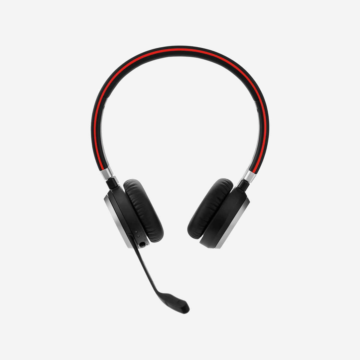 Jabra Evolve 65 MS Mono/Duo Bluetooth 4.0 Casque Arceau Filaire/Sans Fil Portée 30m Busylight Micro-USB Batterie Li-Ion 500mAh Noir - Le micro-casque sans fil Jabra Evolve 65 est doté d'un voyant lumineux Busylight intégré, ainsi que d'une double connectivité qui vous permet d'utiliser deux appareils Bluetooth® et ainsi renforcer votre productivité et votre mobilité dans tout le bureau. Il offre une portée sans fil allant jusqu'à 30 m autour de votre smartphone et/ou PC.<br><br>L'Evolve 65 est conçu pour offrir toute la liberté du multitasking. Ce micro-casque sans fil convient tout particulièrement aux utilisateurs professionnels qui, tout en se déplaçant dans leur bureau, ne souhaitent pas être dérangés pendant leurs appels. Cette solution certifiée (Skype for Business, Cisco, etc.) se connecte à deux appareils Bluetooth et est équipée d'un voyant lumineux Busylight intégré.
