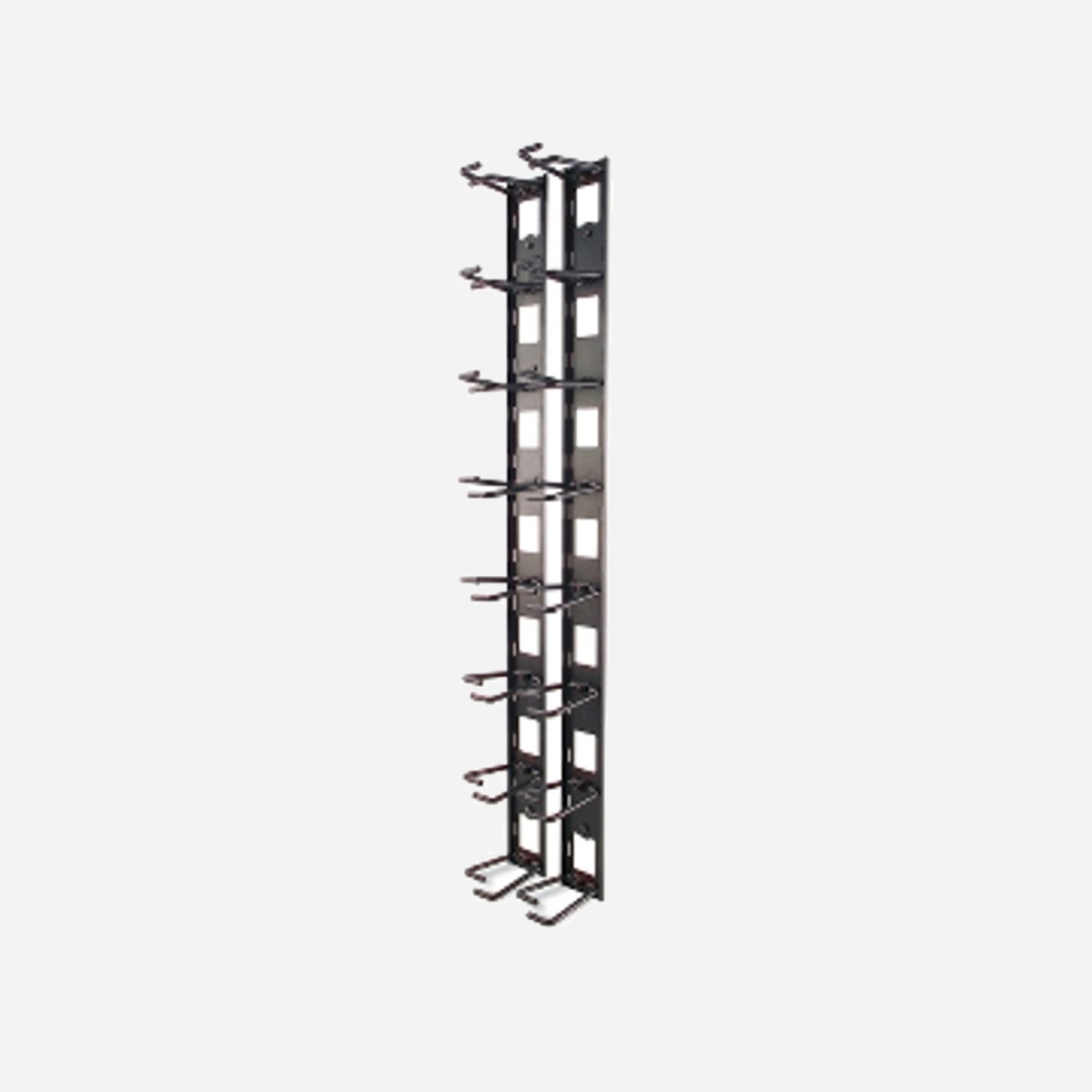 APC NetShelter AR8442 : Organisateur de câbles vertical pour rack 0U, 8 anneaux, noir, dimensions 55x85x766mm, conformité RoHS et REACH. - Cet organisateur de câbles vertical permet d'intaller et d'ordonner les câbles de façon optimale dans un rack. Il facilite l'accès aux câbles et permet de gagner du temps lors de la maintenance des équipements. Ce produit répond aux standards et normes de conformité REACh et RoHS. Il ne contient pas de mercure ni de métaux lourds toxiques.
