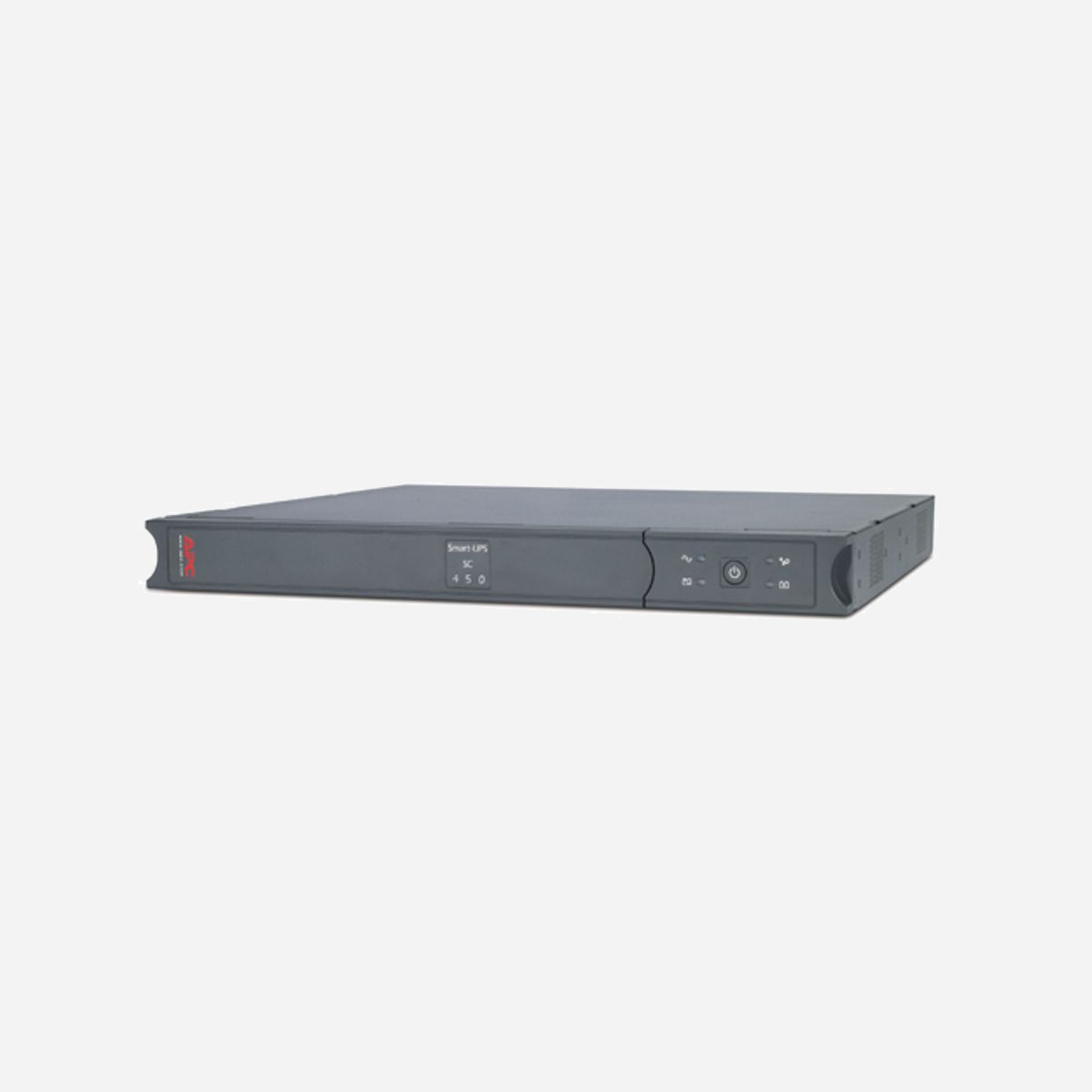 APC Smart-UPS SC 450VA 230V Rack/Tour 1U (SC450RMI1U) : 280W/450VA, 4x CEI C13, RS-232, Batterie 12V/9Ah, AVR, Onduleur Interactif, 50/60Hz - Conçu pour fonctionner dans des environnements industriels exigeants, cet onduleur fournit une alimentation électrique ininterrompue et protège les équipements connectés contre les courts-circuits et les interférences électromagnétiques. Il dispose d'une tension d'entrée et de sortie principales de 230V et d'une puissance nominale de 280W/450VA. Il est équipé de 4 prises CEI 320 C13. Son design compact lui permet d'être installé dans un rack avec seulement 1U d'espace occupé. L'unité est fournie avec un manuel utilisateur, des supports de montage en rack, un câble RS-232 et un CD contenant un logiciel contenant un logiciel pour une gestion avancée de l'onduleur. La batterie au plomb scellée intégrée, d'une tension de 12V et d'une capacité de 9Ah, offre une autonomie de fonctionnement en cas de coupure de courant. Le temps de recharge en 5 heures permet une récupération rapide de la capacité de sauvegarde. Robuste, il fonctionne dans des environnements industriels difficiles et résiste à la chaleur et aux vibrations. Il est également équipé d'un panneau de configuration LED avec indicateur de charge et de l'état de la batterie. Son alarme sonore prévient en cas de dysfonctionnement, de surcharge ou de batterie faible. Cet appareil répond aux certifications C-Tick, CE, EAC, GOST, TISI et VDE et aux exigeances des normes EN/CEI 62040-1:2019/A11:2021, EN/CEI 62040-2:2006/AC:2006 et EN/CEI 62040.
