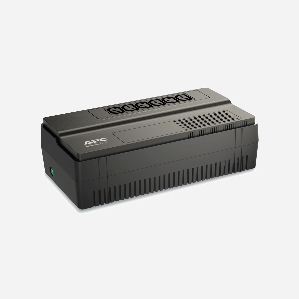 APC Easy UPS BV1000I Onduleur 1000VA/600W Line-Interactive, AVR, 6 Prises IEC, 230V, 156J, 50/60Hz, Sortie Sinusoïdale, Batterie 9Ah - Cet onduleur APC Easy UPS assure la protection de l'alimentation électrique dans des conditions instables dans les maisons et les petits bureaux, garantissant ainsi une connectivité cohérente et fiable aux moments les plus critiques. L'onduleur 1 000VA à montage au sol/mural dispose de 6 prises au total, qui fournissent toutes une batterie de secours et une protection contre les surtensions. Il a une valeur nominale de surtension de 156 Joules. Il dispose d'une régulation automatique de la tension pour corriger les creux et surtensions à des niveaux appropriés. Il dispose d'une garantie de 2 ans et la certification CE.