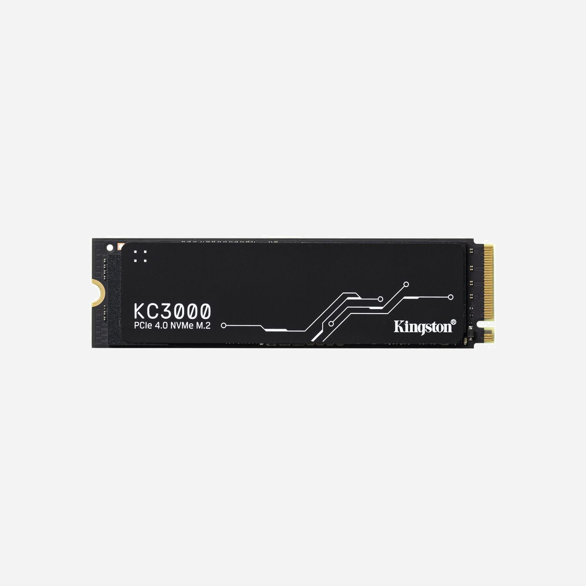 Kingston KC3000 4.1To SSD M.2 2280 PCIe 4.0 NVMe 3D TLC Phison E18 Lecture/Écriture 7000 Mo/s 1000000 IOPS Radiateur - Kingston KC3000 PCIe 4.0 NVMe M.2 SSD Garantit une performance de niveau supérieur avec le contrôleur NVMe Gen 4x4 le plus récent et NAND 3D TLC. Améliorez le stockage et la fiabilité de votre système afin de répondre aux exigences des charges de travail et de vivre une meilleure expérience avec les applications et des activités telles que le rendu 3D ou la création de contenu 4K+. Avec des vitesses formidables pouvant atteindre 7 000 Mo/s* en lecture et en écriture, il garantit l’amélioration du flux de travail dans les PC de bureau et portables ultra-performants, ce qui en fait le SSD idéal pour les utilisateurs intensifs qui veulent les vitesses les plus rapides sur le marché.<br><br>Le design compact M.2 2280 lui permet de trouver facilement sa place sur les cartes mères. Il offre également une plus grande flexibilité là où les utilisateurs intensifs apprécient la réactivité et la réduction des temps de charge.<br><br>Capacités maximales offertes entre 512 et 4 096 Go** pour répondre à vos exigences de stockage de données.<br><br><b>Technologie NVMe PCIe 4.0</b><br>Maîtrisez les applications intensives avec des vitesses pouvant atteindre 7 000/7 000Mo/s* en lecture/écriture.<br><br><b>Plus de stockage</b><br>Améliorez le stockage et gérez-le avec des capacités maximales pouvant atteindre 4 096Go**.<br><br><b>Flexibilité supérieure</b><br>Le design compact M.2 trouvera facilement sa place dans les systèmes à petit format ainsi que dans les PC de bureau et portables.<br><br><b>Dissipateur de chaleur à profil bas en aluminiumgraphène</b><br>La dissipation thermique exceptionnelle garde le disque au frais et préserve une performance maximale.