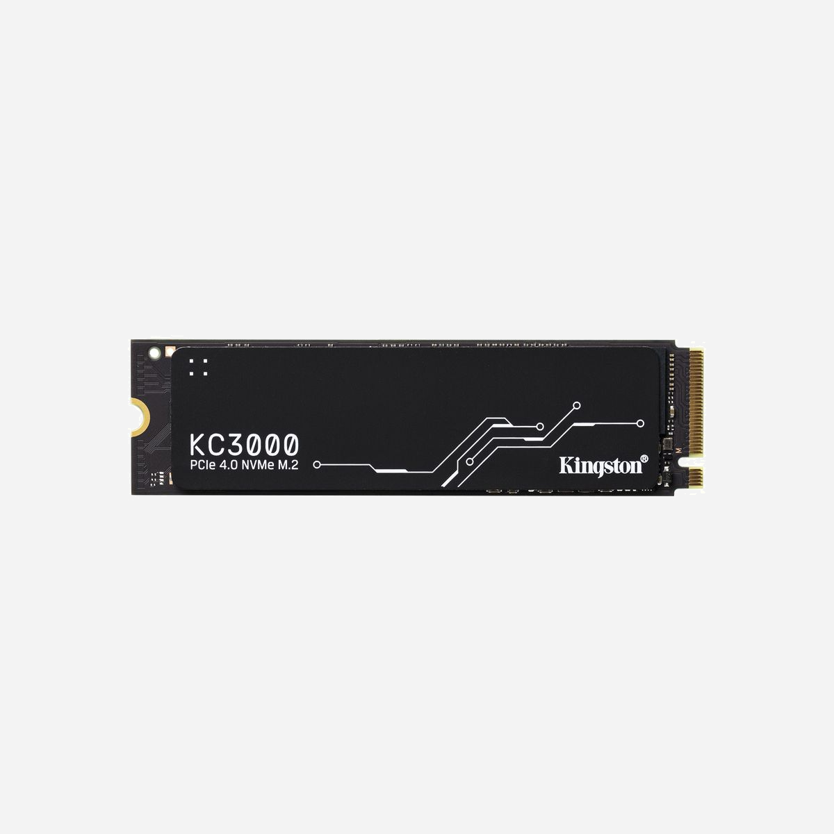 Kingston KC3000 512GB SSD M.2 2280 PCIe 4.0 NVMe 3D TLC, Lecture 7000MB/s, Ecriture 3900MB/s, contrôleur Phison E18, radiateur. - Kingston KC3000 PCIe 4.0 NVMe M.2 SSD Garantit une performance de niveau supérieur avec le contrôleur NVMe Gen 4x4 le plus récent et NAND 3D TLC. Améliorez le stockage et la fiabilité de votre système afin de répondre aux exigences des charges de travail et de vivre une meilleure expérience avec les applications et des activités telles que le rendu 3D ou la création de contenu 4K+. Avec des vitesses formidables pouvant atteindre 7 000 Mo/s* en lecture et en écriture, il garantit l’amélioration du flux de travail dans les PC de bureau et portables ultra-performants, ce qui en fait le SSD idéal pour les utilisateurs intensifs qui veulent les vitesses les plus rapides sur le marché.<br><br>Le design compact M.2 2280 lui permet de trouver facilement sa place sur les cartes mères. Il offre également une plus grande flexibilité là où les utilisateurs intensifs apprécient la réactivité et la réduction des temps de charge.<br><br>Capacités maximales offertes entre 512 et 4 096 Go** pour répondre à vos exigences de stockage de données.<br><br><b>Technologie NVMe PCIe 4.0</b><br>Maîtrisez les applications intensives avec des vitesses pouvant atteindre 7 000/7 000Mo/s* en lecture/écriture.<br><br><b>Plus de stockage</b><br>Améliorez le stockage et gérez-le avec des capacités maximales pouvant atteindre 4 096Go**.<br><br><b>Flexibilité supérieure</b><br>Le design compact M.2 trouvera facilement sa place dans les systèmes à petit format ainsi que dans les PC de bureau et portables.<br><br><b>Dissipateur de chaleur à profil bas en aluminiumgraphène</b><br>La dissipation thermique exceptionnelle garde le disque au frais et préserve une performance maximale.