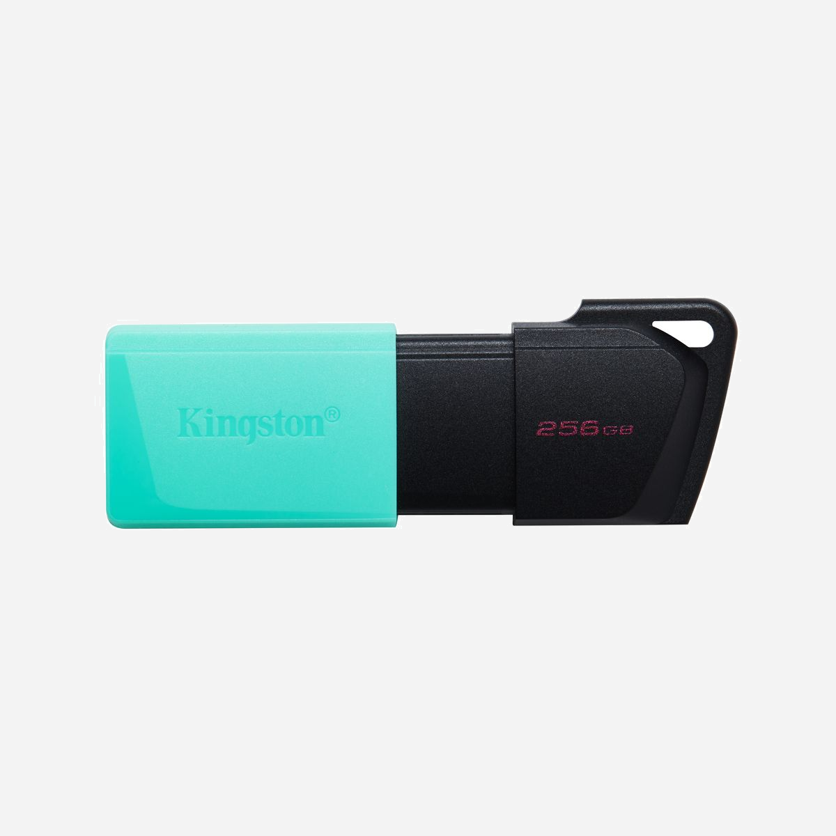 Kingston DataTraveler Exodia M 256GB USB 3.2 Gen 1 Noir/Turquoise (DTXM/256GB) - Compatible Windows, macOS, Linux, Chrome OS - 67.4x21.8x11.6mm, 10g - La clé USB DataTraveler® Exodia™ M de Kingston offre des performances USB 3.2 Gen 1 pour simplifier l’accès aux PC portables, aux PC de bureau, aux écrans et autres appareils numériques. La DT Exodia M permet de réaliser des transferts rapides de documents, de fichiers audio et de vidéos, offre une solution de stockage pratique et plus encore. Elle est disponible en plusieurs couleurs correspondant à des capacités allant jusqu’à 256 Go*. Son design pratique en fait une solution de stockage idéale pour les déplacements, que ce soit au travail, à la maison ou à l’école. <br><br><b>Design fonctionnel</b><br>Le capuchon mobile protège le connecteur USB et les données lorsque la clé n’est pas utilisée.<br><br><b>La commodité au bout des doigts</b><br>Cette solution de stockage légère et conforme à la norme USB 3.2 Gen 1 assure des transferts de fichiers rapides.<br><br><b>Portabilité totale</b><br>Choix de capacités avec capuchon coloré et anneau pour l’accrocher facilement à un porte-clés.
