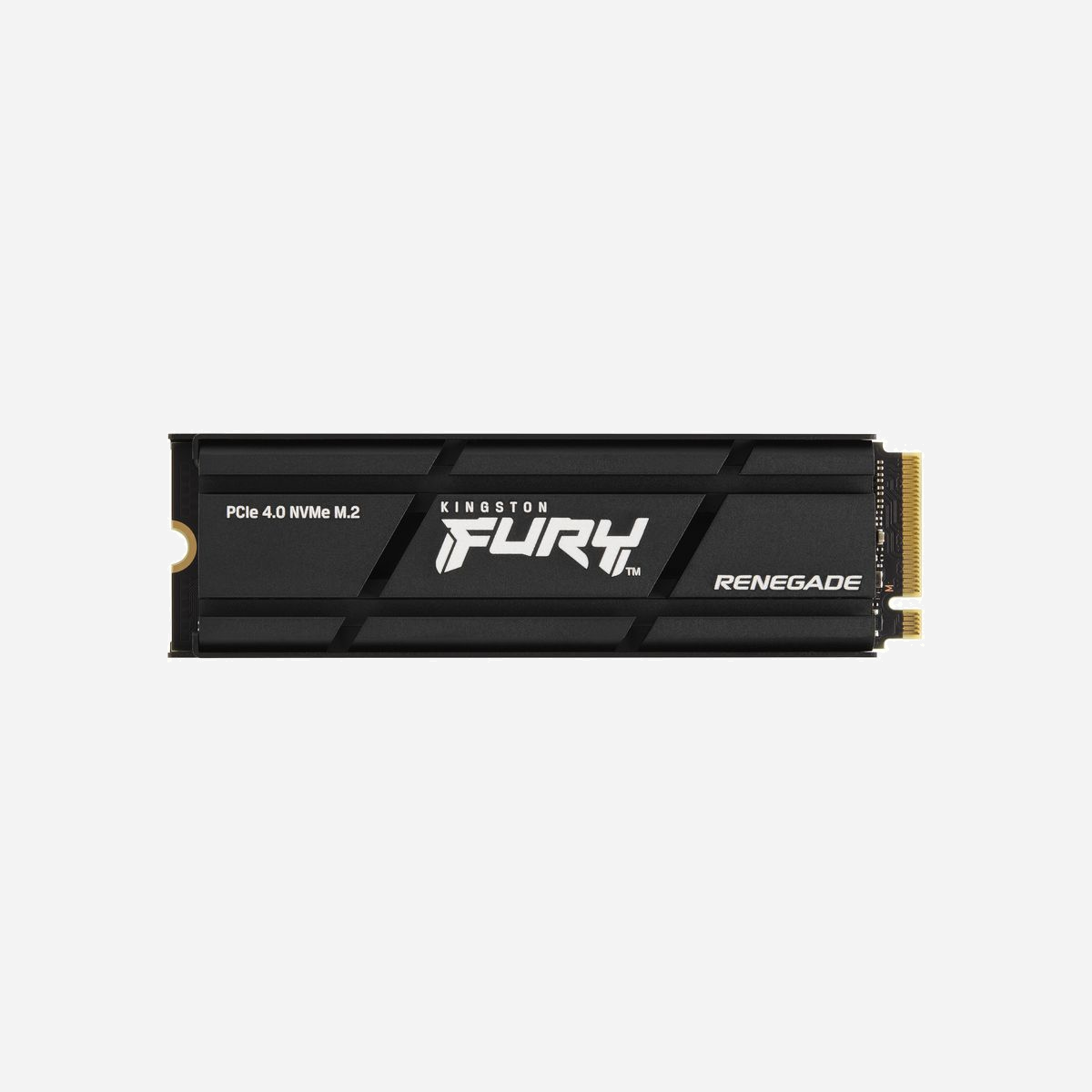 Kingston FURY Renegade SSD 2To PCIe 4.0 NVMe M.2 3D TLC avec Radiateur - Lecture 7300 Mo/s Écriture 7000 Mo/s - 1000000 IOPS - Kingston FURY™ Renegade PCIe 4.0 NVMe M.2 SSD fournit des performances de pointe avec des capacités élevées pour les passionnés du jeu et du matériel qui recherchent des performances extrêmes pour la personnalisation et la mise à niveau de leur PC. En exploitant le contrôleur de dernière génération NVMe 4x4 et la NAND 3D TLC, Kingston FURY Renegade SSD propose des vitesses incroyables pouvant atteindre 7 300/7 000Mo/s* en lecture/écriture et jusqu’à 1 000 000 IOPS* pour une constance incroyable et une expérience du jeu exceptionnelle. Qu’il s’agisse des temps de chargement des jeux ou des applications, du streaming ou de la capture, donne un coup d’accélérateur à ton système au niveau de la réactivité générale.<br><br>Une meilleure gestion de la chaleur permet une meilleure stabilité pendant les performances de pointe. Le format fin M.2 associé au dissipateur de chaleur bas profil en aluminium-graphène est optimisé pour une utilisation intense dans les ordinateurs de jeu portables et de bureau. Le radiateur de dissipation thermique en option offre une couche supplémentaire de dispersion thermique. Ainsi, lorsque le jeu s’intensifie, ta console PS5™ ne chauffe pas. Kingston FURY Renegade SSD atteint le même niveau de performance optimale que la mémoire Kingston FURY Renegade afin de créer le duo ultime pour dominer le jeu.<br><br>Disponible en capacités comprises entre 500Go et 4To** pour le stockage d’une grande sélection de vos jeux et médias favoris.<br><br><b>Mise à niveau avec NVMe 4.0 PCIe</b><br>Domine le jeu avec des vitesses Gen 4x4 à la pointe de la technologie pouvant atteindre 7 300/7 000Mo/s* en lecture/écriture et une performance pouvant atteindre 1 000 000 IOPS*.<br><br><b>Maximisez la carte mère</b><br>Format M.2 mince et puissant pour améliorer ton PC de jeu portable ou de bureau.<br><br><b>Plus d’espace pour jouer</b><br>Obtenez tous les titres et le contenu téléchargeable le plus récent. Performance grâce à une capacité élevée pouvant atteindre 4To** pour stocker vos jeux et vos médias favoris.<br><br><b>Dissipateur de chaleur bas pro l en aluminium-graphène</b><br>La technologie avancée de dissipation de la chaleur évite la surchauff e du disque lors des utilisations intensives. Introduit une performance maximale dans les espaces les plus étroits dans les PC portables de jeu et les cartes mères.<br><br><b>Compatible PS5™</b><br>Un stockage qui change la donne, conçu pour maximiser votre potentiel de jeu. Le radiateur de dissipation thermique en aluminium en option fournit une couche supplémentaire de dispersion thermique pour<br>refroidir le lecteur et maintenir des performances de pointe.
