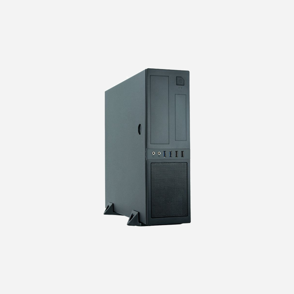 Chieftec CS-12B-300 Mini Tower PC Noir, 300W, Mini-ITX, Baies 1x3.5" et 1x2.5", USB 3.2 Gen 1, Ventilateur 80mm, 102x356x338mm - Chieftec CS-12B-300. Format: Mini Tower, Type: PC, Couleur du produit: Noir. Alimentation d'énergie: 300 W. Ventilateurs installés avant: 1x 80 mm, Prise en charge des diamètres des ventilateurs avants: 80 mm. Tailles de disques durs supportées: 2.5,3.5". Largeur: 102 mm, Profondeur: 356 mm, Hauteur: 338 mm
