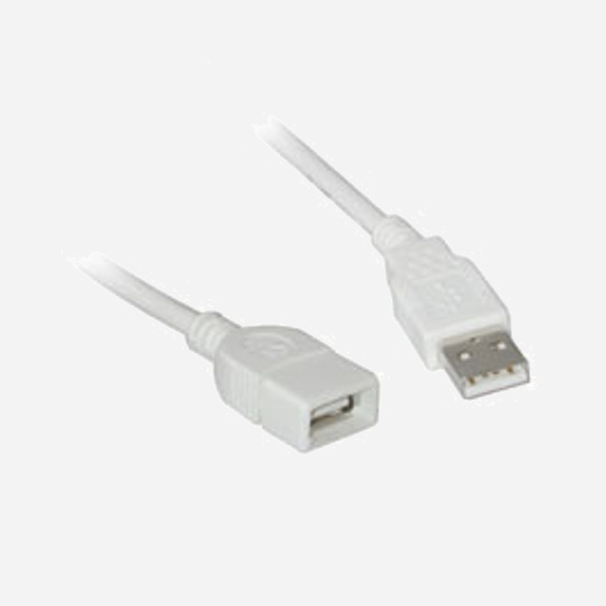 C2G Câble d'Extension USB 2.0 A Male vers A Female 2m Blanc - Connecteur USB A Mâle/Femelle, Longueur 2 mètres, 0.0953 kg - C2G USB A Male to A Female Extension Cable 2m. Longueur de câble: 2 m. Connecteur 1: USB A, Connecteur 2: USB A, Couleur du produit: Blanc