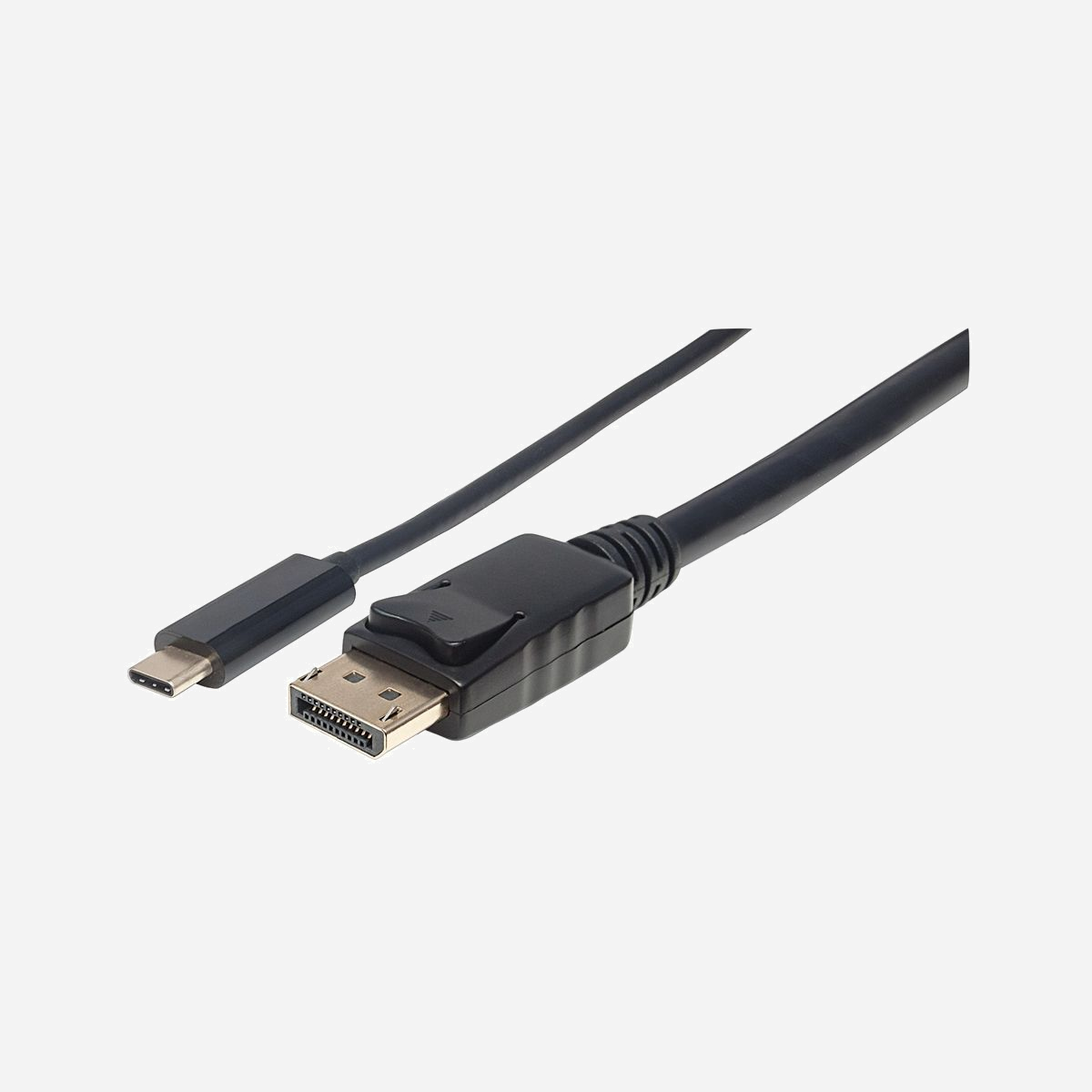 Manhattan 152471 Câble USB Type-C vers DisplayPort 1m - Résolution 3840x2160 (4K) 60Hz - USB 3.1 DP Alt Mode - Noir - Certifié CE/FCC/RoHS - Manhattan 152471. Longueur de câble: 1 m, Connecteur 1: USB Type-C, Connecteur 2: DisplayPort. Certificats de conformité: RoHS, Certification: CE FCC USB 3.1 DP Alt Mode. Poids: 90 g. Type d'emballage: Sac en polyéthylène. Quantité: 1 pièce(s)