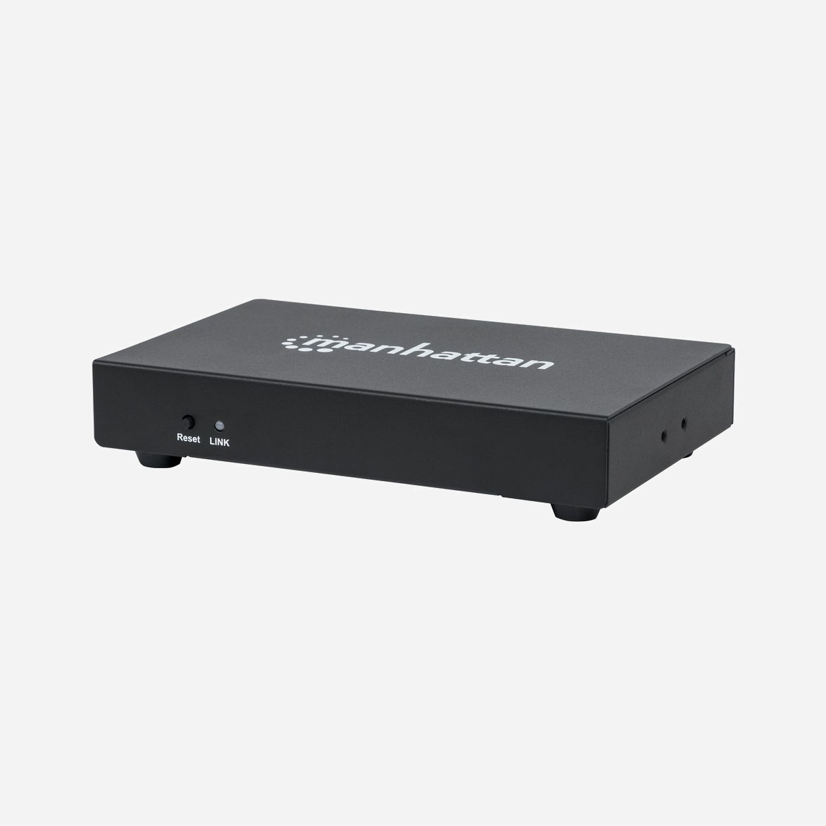 Manhattan 207829 Émetteur AV 1080p via Cat6 (jusqu'à 80m) HDMI 1.3, HDCP, 1.65Gbit/s, Boîtier Métal, avec Adaptateur Secteur et Kit de Montage - Manhattan 207829. Type: Émetteur AV, Résolution maximale: 1920 x 1080 pixels, Types de câbles soutenus: Cat6. Technologie de connectivité: Avec fil. Tension de fonctionnement: 12 V, Actuel: 1 A. Largeur: 100 mm, Profondeur: 162 mm, Hauteur: 25 mm