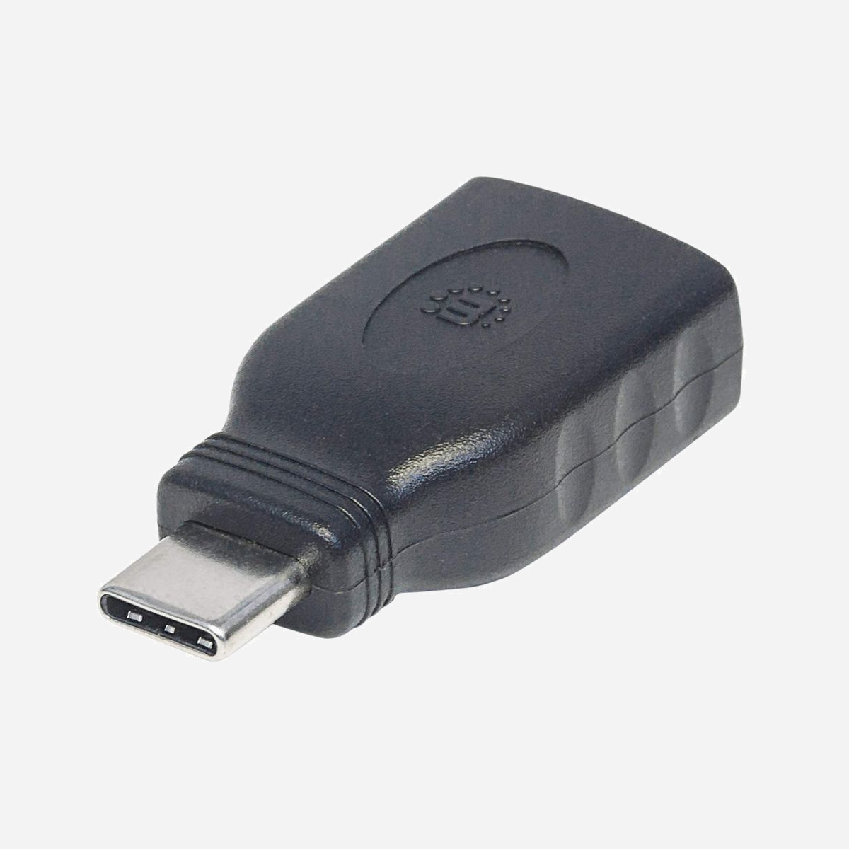 Manhattan 354646 Adaptateur USB-C Mâle vers USB-A Femelle, Contacts Nickel, Noir, PVC, UL 2725, 17x37x10mm, 0-40°C - Manhattan 354646. Connecteur 1: USB C, Connecteur 2: USB A, Contacts du connecteur de placage: Nickel. Couleur du produit: Noir