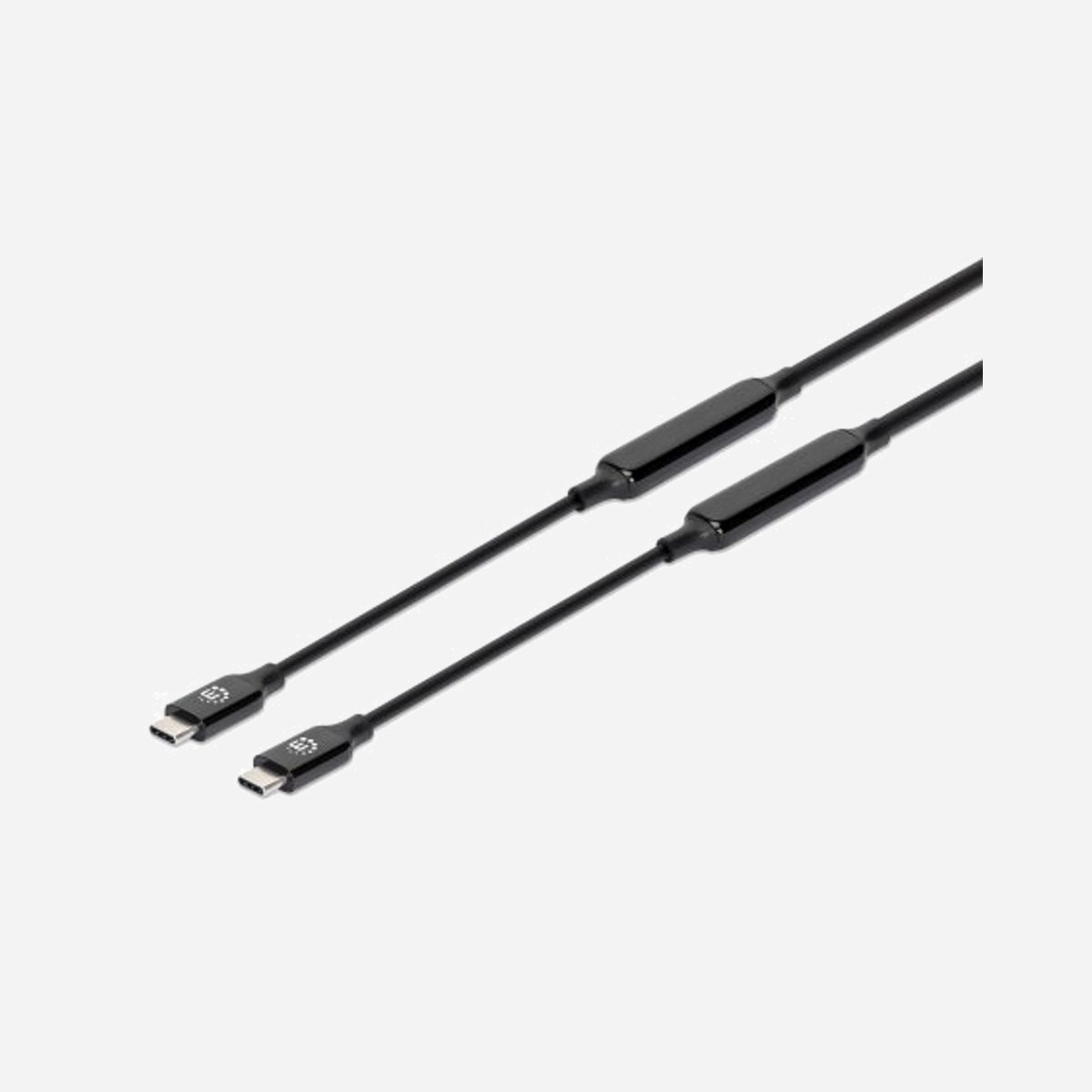 Manhattan Câble USB-C vers USB-C 3.2 Gen 2 (3.1 Gen 2) 3m Noir, Contacts Or, Blindage Aluminium, AWG 30/22, Diamètre 6.2mm - Manhattan 355964. Longueur de câble: 3 m. Connecteur 1: USB C, Connecteur 2: USB C, Version USB: USB 3.2 Gen 2 (3.1 Gen 2), Contacts du connecteur de placage: Or, Couleur du produit: Noir