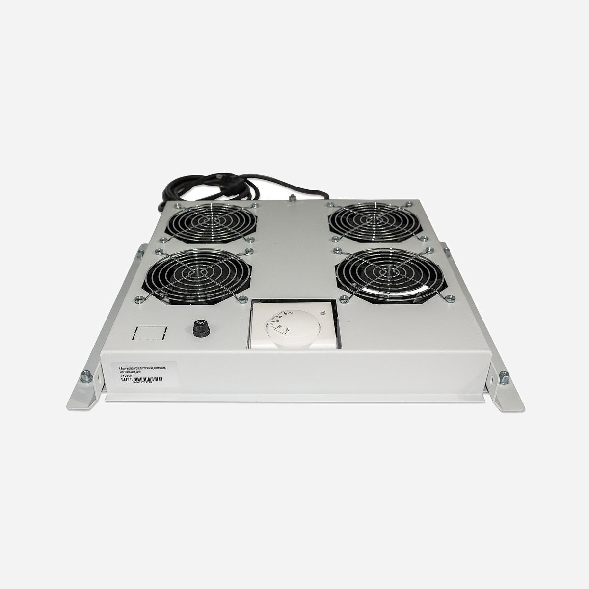 Plateau de Ventilation Intellinet 712798 pour Rack, 4 Ventilateurs, Gris, 220-240V, Flux d'air 195,4 m³/h, Dimensions 363x375x47 mm - Intellinet 712798. Type: Plateau ventilation, Couleur du produit: Gris, Nombre de ventilateurs: 4 ventilateur(s). Source d'alimentation: Secteur, Tension d'entrée: 220 - 240 V, Fréquence d'entrée AC: 50 - 60 Hz. Largeur: 363 mm, Profondeur: 375 mm, Hauteur: 47 mm. Quantité: 1 pièce(s)