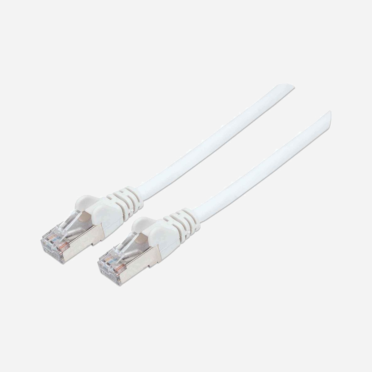 Intellinet 741378 Câble Réseau Cat7 S/FTP 1.5m RJ-45 Mâle-Mâle, Contacts Or, Blindage Aluminium, 10GBase-T, 10000 Mbit/s, Blanc - Intellinet 741378. Longueur de câble: 1,5 m, Câble standard: Cat7, Blindage du câble: S/FTP (S-STP), Connecteur 1: RJ-45, Connecteur 2: RJ-45, Contacts du connecteur de placage: Or, Taux de transfert de données: 10000 Mbit/s, Couleur du produit: Blanc