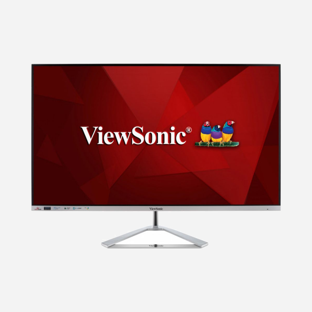 Viewsonic VX3276-2K-mhd-2 : Écran 32" QHD (2560x1440) IPS LED 4ms, 75Hz, HDMI/DisplayPort, Adaptive Sync, Argent, Haut-parleurs intégrés - Viewsonic VX Series VX3276-2K-mhd-2. Taille de l'écran: 81,3 cm (32"), Résolution de l'écran: 2560 x 1440 pixels, Type HD: Quad HD, Technologie d'affichage: LED, Temps de réponse: 4 ms, Format d'image: 16:9, Angle de vision horizontal: 178°, Angle de vision vertical: 178°. Haut-parleurs intégrés. Montage VESA. Couleur du produit: Argent