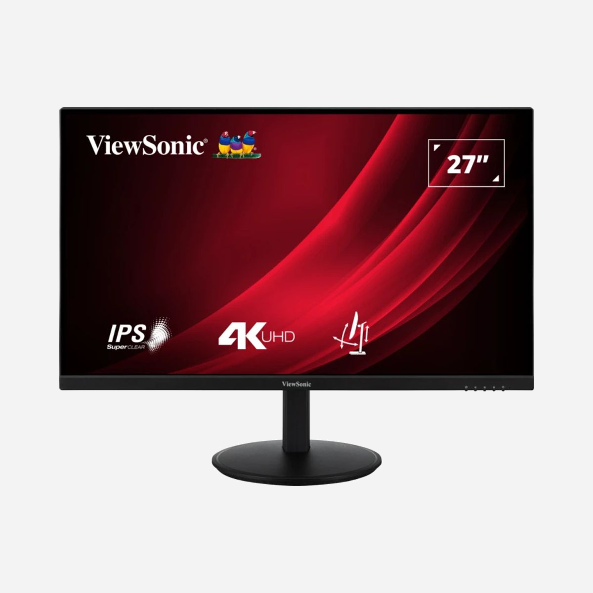 Viewsonic VG2708-4K Moniteur LED 27" 4K Ultra HD 3840x2160, IPS, 4ms, HDR10+, HDMI 2.0, DisplayPort 1.2, VESA 100x100, Noir - Viewsonic VG Series VG2708-4K. Taille de l'écran: 68,6 cm (27"), Résolution de l'écran: 3840 x 2160 pixels, Type HD: 4K Ultra HD, Technologie d'affichage: LED, Temps de réponse: 4 ms, Format d'image: 16:9, Angle de vision horizontal: 178°, Angle de vision vertical: 178°. Montage VESA, Réglage de la hauteur. Couleur du produit: Noir