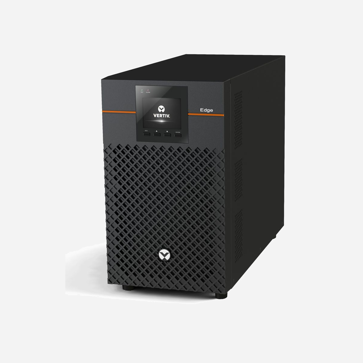 Onduleur Vertiv EDGE-1500IMT 1.5kVA/1350W Line-Interactive, Sinusoïde Pur, Entrée 166-278V, Sortie 200-240V, 5 prises C13, Port USB, Format Tower - Vertiv™ EDGE est une gamme de systèmes ASC fiable, efficace, facile à gérer et flexible pour applications essentielles réparties et pour centre de données de périphérie de réseau. Système Vertiv™ EDGE-1500IMT fourni en montage tour avec protection de l’alimentation de secours de 1500 VA/1350 W. Facteur de puissance élevé de 0,9, prises contrôlables et écran ACL intuitif; Vertiv EDGE, choix simple et économique pour applications TI réparties et de périphérie de réseau.
