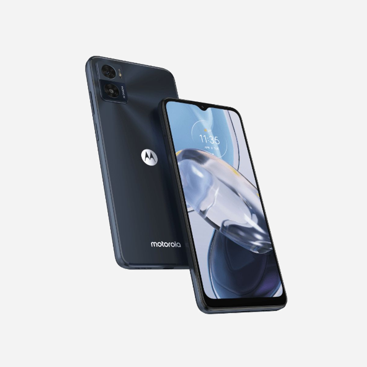 Motorola moto e22 Astro Black : Écran 6.5" HD+ 90Hz, MediaTek Helio G37, 3Go RAM, 32Go stockage, Double SIM 4G, Android 12, Batterie 4020mAh - Motorola moto e22. Taille de l'écran: 16,5 cm (6.5"), Résolution de l'écran: 1600 x 720 pixels. Famille de processeur: MediaTek, Modèle de processeur: Helio G37. Capacité de la RAM: 3 Go, Capacité de stockage interne: 32 Go. Résolution de la caméra arrière (numerique): 16 MP, Type de caméra arrière: Double caméra. Capacité de la carte SIM: Double SIM hybride. Système d'exploitation installé: Android 12. Capacité de la batterie: 4020 mAh. Couleur du produit: Noir. Poids: 169 g