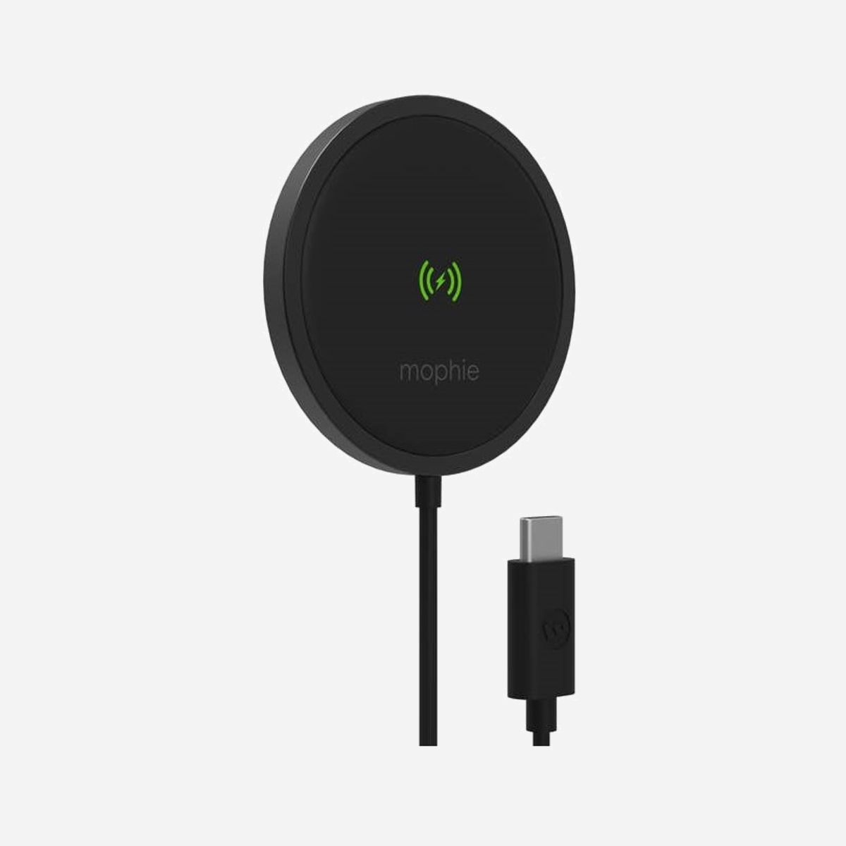 mophie 401307634 Chargeur Secteur Intérieur à Induction 15W USB-C Noir - Compatible Smartphones (iPhone, Galaxy, Pixel) - Câble 2m - 5V/5A - mophie 401307634. Type de chargeur: Intérieure, Type de source d'alimentation: Secteur, Compatibilité de chargeur: Smartphone. Tension d'entrée: 5 V. Quantité de ports USB de type C: 1, Recharge sans fil. Longueur de câble: 2 m, Couleur du produit: Noir