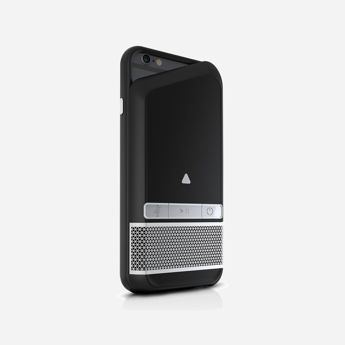 ZAGG IP6ZSC-BK0 Coque iPhone 6/6s 4.7" Noire avec Haut-Parleur Bluetooth Amovible et Batterie Externe 1800mAh (Autonomie 8h) - - Une enceinte sans fil Bluetooth amplifie le volume des appels, de la musique, des vidéos, et plus encore.<br>- Le boîtier dispose d'un bouton de sourdine et d'un microphone intégré. Autre avantage : l'enceinte peut être retirée et placée dans une position d'écoute idéale pour les conférences téléphoniques et autres usages.<br>- Une batterie rechargeable de 1 800 mAh alimente l'enceinte et fournit une alimentation de secours fiable pour recharger votre téléphone. Vous pouvez également partager cette alimentation avec un appareil USB micro ou Lightning™ via le port USB universel.<br><br><b>DÉCOUVREZ LE SPEAKER CASE</b><br>Le ZAGG Speaker Case est un boîtier de protection équipé d'une enceinte sans fil Bluetooth amovible, idéal pour dynamiser l'écoute musicale, les conférences téléphoniques, les vidéos et les jeux. Il dispose également d'une batterie intégrée qui alimente l'enceinte et fournit jusqu'à 1 800 mAh d'alimentation de secours à votre téléphone. Utilisez cette énergie pour vous seul ou partagez-la via la prise USB intégrée. Un son étonnant et une alimentation portable n'ont jamais été aussi simples à obtenir.<br><br><b>Plus de son</b><br>Une puissante enceinte sans fil Bluetooth amplifie votre musique, vos films et vos appels afin que vous puissiez les partager et en profiter pleinement. De plus, l'enceinte se détache du boîtier de sorte que vous pouvez la placer dans une position d'écoute idéale.<br><br><b>Plus longtemps</b><br>Un batterie de 1 800 mAh incluse alimente l'enceinte pour des heures et des heures d'écoute musicale. En outre, la batterie comprend un port USB universel qui vous permet de charger facilement votre téléphone ou de partager l'alimentation avec un ami.<br><br><b>Plus de conversations</b><br>Grâce au microphone intégré et au bouton de sourdine du ZAGG Speaker Case, vous pouvez facilement prendre des appels en mode mains libres.<br><br><b>Plus de protection</b><br>Une mince coque bumper protège votre téléphone contre les impacts, les rayures et les chocs.