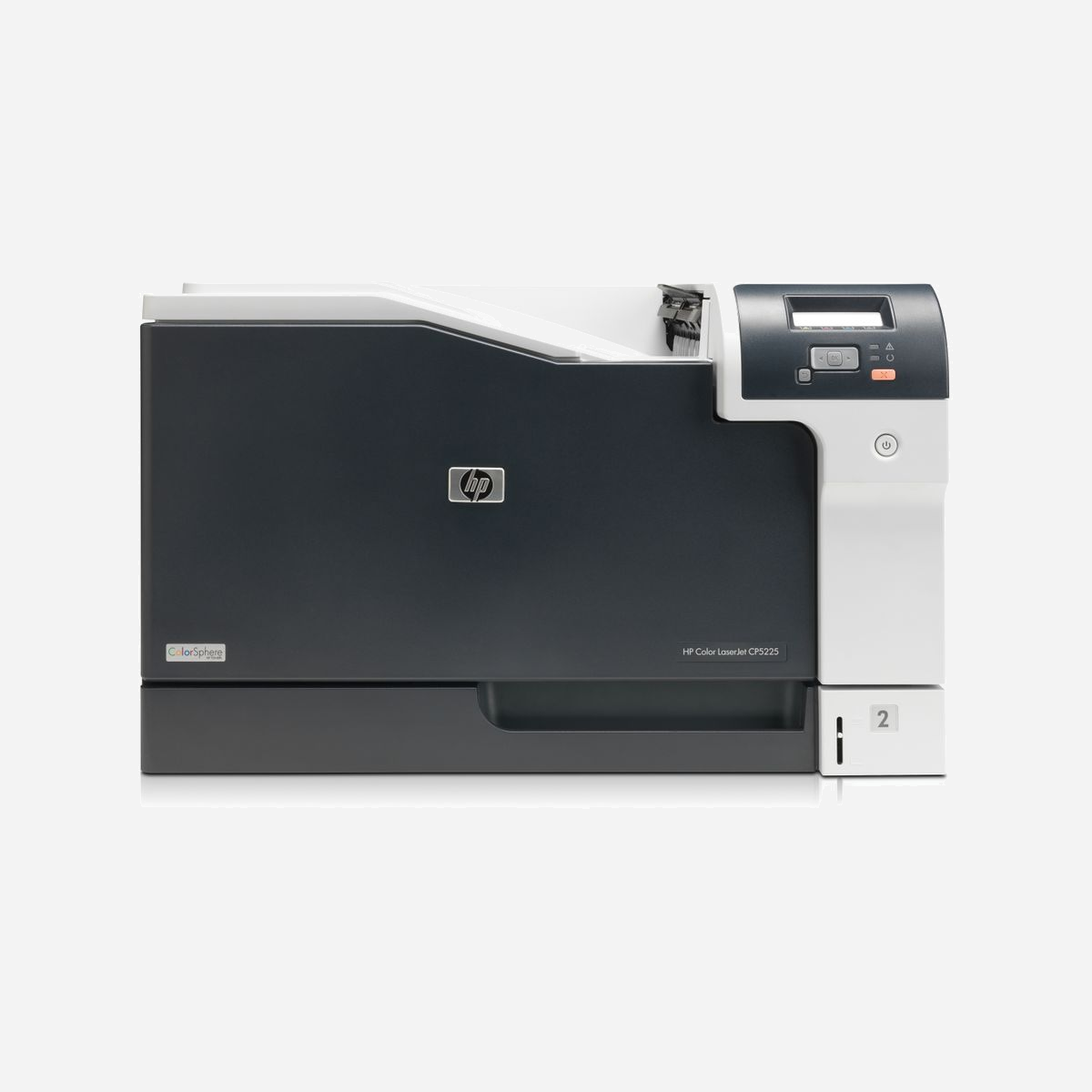 HP Color LaserJet CP5225n - Imprimante Laser Couleur A3 600x600 DPI 20 ppm A4, PCL 5/6 PostScript 3, 192 Mo RAM, Ethernet 10/100Base-T(X) - <b></b> Couvrez tous vos besoins d'impression de documents couleurs depuis les cartes postales aux documents très grand format avec cette imprimante de bureau A3 polyvalente et abordable. Qualité d'impression supérieure avec le toner HP ColorSphere, vitesses performantes, facilité d'utilisation et une fiabilité inégalée.<br><br>