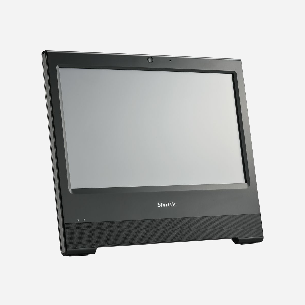 Shuttle All-In-One Barebone X50V9 : Écran 15.6" tactile résistif, Celeron 7305U, DDR5 SO-DIMM, IP54, WiFi, LAN, M.2/SATA, Refroidissement passif - Shuttle All-In-One Barebone X50V9, 15,6" tactile résistif, Celeron 7305U,Wifi, IP54, sans ventilateur, fonctionnement permanent 24h/24 et 7j/7. Type de châssis: Tout-en-un, Type de produit: Dorsale de PC tout en un. Socket de processeur (réceptable de processeur): LGA 1700, Type de BIOS: AMI. Types de mémoire pris en charge: DDR5-SDRAM, Nombre de logements pour mémoire: 2, Mémoire interne maximale: 64 Go. Types de lecteurs de stockage pris en charge: HDD & SSD, D'interface pour unité de stockage: M.2, Série ATA III. Nombre de port ethernet LAN (RJ-45): 1. Standards wifi: 802.11a, 802.11b, 802.11g, Wi-Fi 4 (802.11n), Wi-Fi 5 (802.11ac), Modèle du Bluetooth: 4.2. Type de refroidissement: Passif. Alimentation d'énergie: 90 W