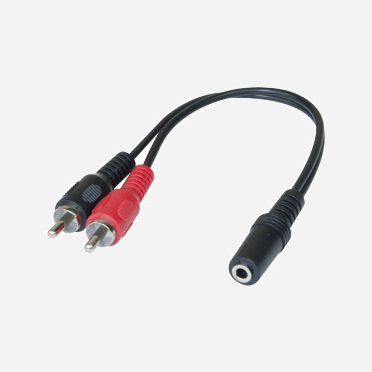 Câble Audio Hypertec 721121-HY : 3.5mm Femelle vers 2 x RCA Mâle, Noir, Connecteurs Droit, Plug & Play - Hypertec 721121-HY. Connecteur 1: 3,5mm, Genre de connecteur 1: Femelle, Connecteur 2: 2 x RCA, Genre de connecteur 2: Mâle, Couleur du produit: Noir