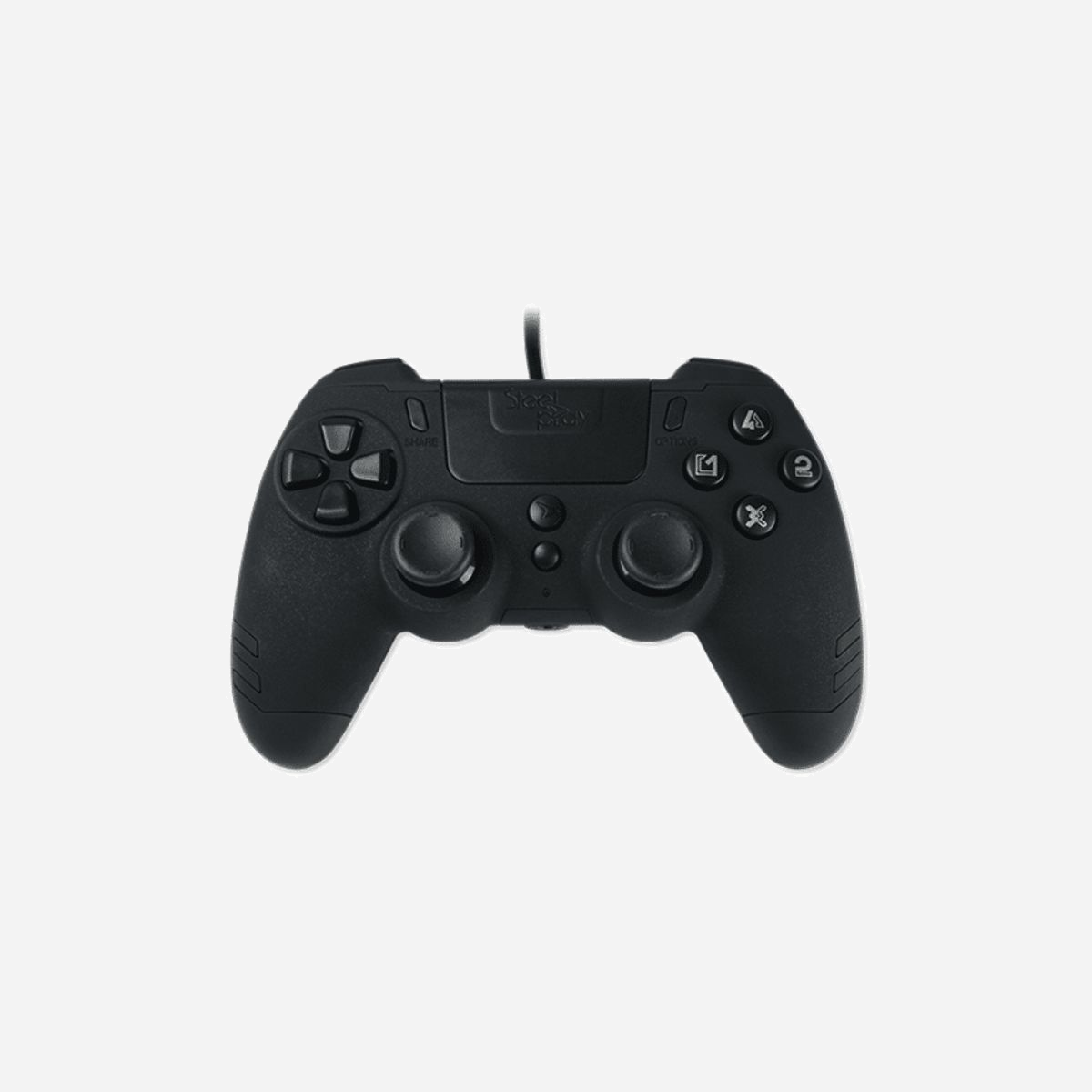 Lexip Manette Filaire Metaltech JVAMUL00152 PC/PS4, USB, Touchpad, Boutons Programmables, Rétroéclairage LED Multicolore, Câble 3m, 325x210x192mm, 275g - Compatible PC et PS4, la manette Slim Pack filaire vous permet de jouer en continu et de personnaliser votre expérience de jeu au maximum. Grâce aux palettes arrière, vous pouvez exécuter des mouvements complexes sans lever vos pouces des joysticks.
