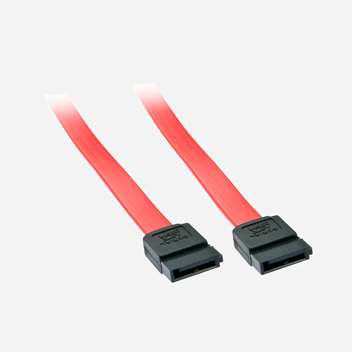 Lindy 33323 Câble SATA III 0.2m Rouge - Connecteurs SATA 7-pin Femelle/Femelle Droit/Droit pour Liaison Périphérique Serial-ATA/SAS - Pour la connexion d'appareils Serial-ATA / SAS (comme les disques durs) à un contrôleur Serial-ATA / SAS