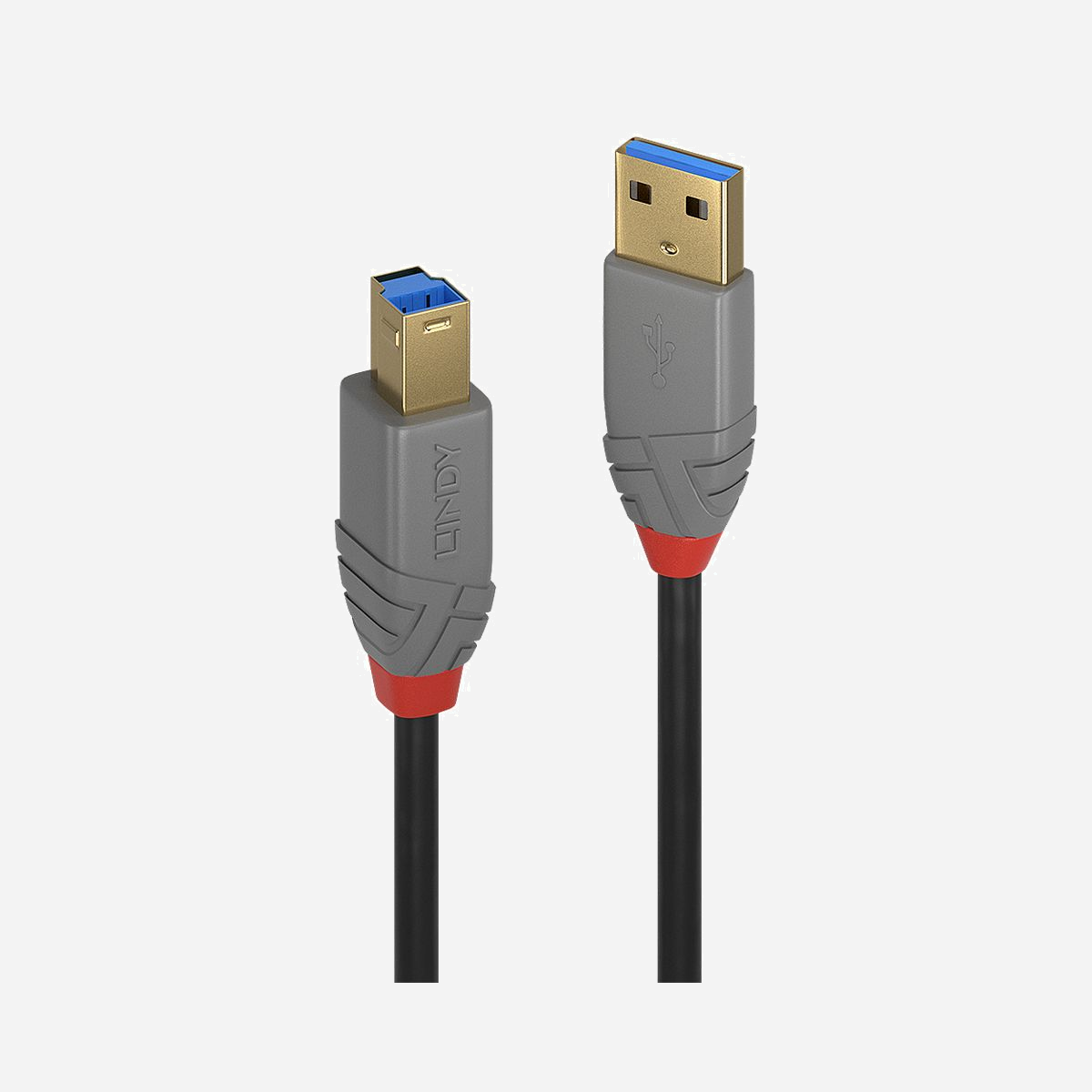 Lindy 36744 Câble USB 3.2 Gen 1 (3.1 Gen 1) A vers B, 5m, Noir, Contacts Or, Cuivre Étamé, AWG 26/28, Débit 5Gbit/s, Double Blindage, PVC - Les câbles Anthra Line USB 3.2 Type A à B de Lindy sont le meilleur choix professionnel pour des connexions de haute performance dans les installations AV et IT commerciales.<br><br>Les câbles Anthra Line USB 3.2 comportent des connexions haut de gamme dotées d'un triple blindage et de conducteurs en cuivre étamé pour des performances et une résistance à la corrosion. Les contacts et les connecteurs plaqués or assurent une intégrité optimale du signal et une fiabilité maximale.<br><br>Les bandes passantes USB jusqu'à 5 Gbit/s sont prises en charge pour un transfert rapide de gros volumes de données. <br><br>Les câbles Anthra Line USB 3.2 Type A vers B sont disponibles dans les longueurs suivantes : 0.5m, 1m, 2m, 3m et 5m.<br><br>Nous avons adapté la dénomination de nos câbles USB 3 pour suivre la mise à jour des spécifications USB. <br><br>USB 3.0 et USB 3.1 Gen 1 ont été renommés en USB 3.2 Gen 1, prenant en charge les taux de transfert de données jusqu'à 5Gbit/s<br><br>USB 3.1 et USB 3.1 Gen 2 sont maintenant nommés USB 3.2 Gen 2, prenant en charge les taux de transfert de données jusqu'à 10 Gbit/s<br><br>USB 3.2 Gen 2x2 est un nouveau standard, prenant en charge les taux de transfert de données jusqu'à 20 Gbit/s<br><br>Les PC, câbles et périphériques USB 3.0, USB 3.1 et USB 3.2 sont tous compatibles entre eux, lorsqu'ils utilisent une interface hôte USB Type A ou USB Type C.