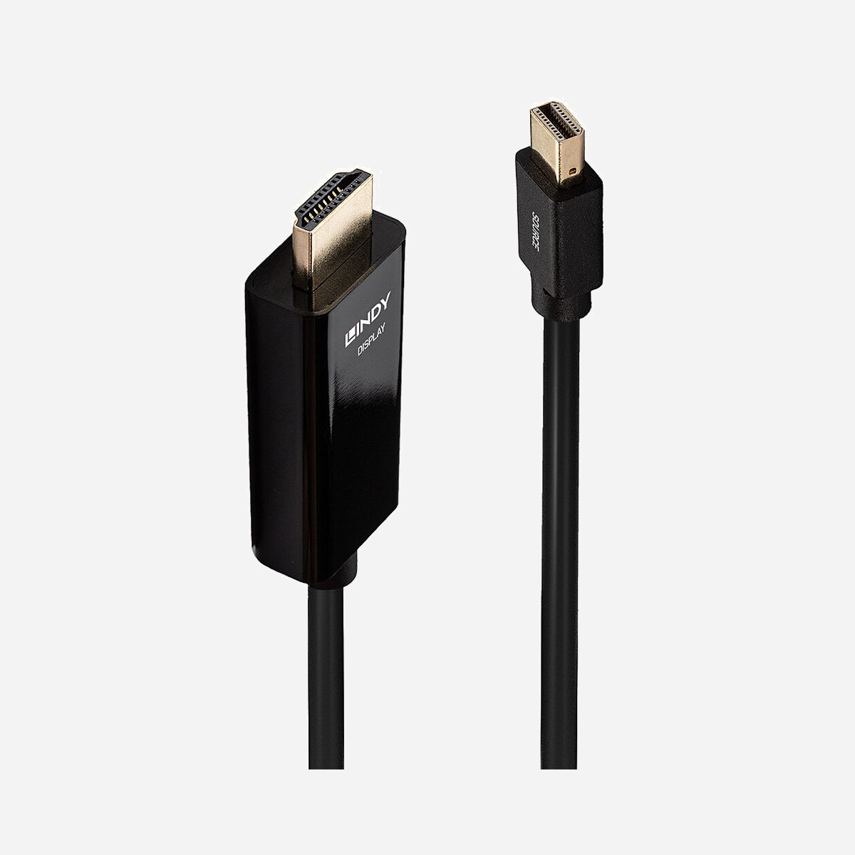 Lindy 36928 Câble Adaptateur Vidéo 3m Mini DisplayPort vers HDMI Type A (Standard) Noir - Résolution 3840x2160 pixels (4K) - Modes Vidéo 1080p - Mâle/Mâle - <b>Description</b><br>Le câble adaptateur 4K Mini DisplayPort LINDY s'utilise avec tout ordinateur, PC et autres appareils avec sortie Mini DisplayPort. Il convertit les signaux Mini DisplayPort en HDMI, qui peuvent être affichés sur les appareils possédant une entrée HDMI, comme les téléviseurs à écrans plats, récepteur AV ou vidéo projecteur.