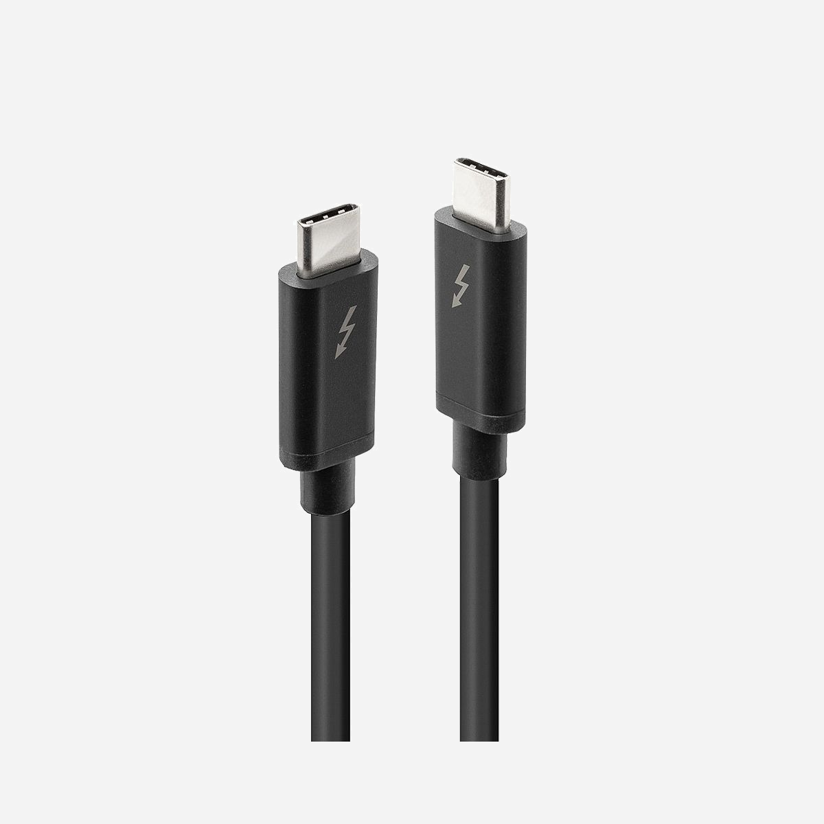 Lindy 41556 - Câble Thunderbolt 3 Mâle/Mâle 1m 20Gbit/s Noir, USB Power Delivery 60W, DisplayPort Alternate Mode, 10 Gigabit Ethernet, 4096x2160 - Pour la transmission de signaux Thunderbolt 3 (USB 3.1/Power Delivery) <br><br>