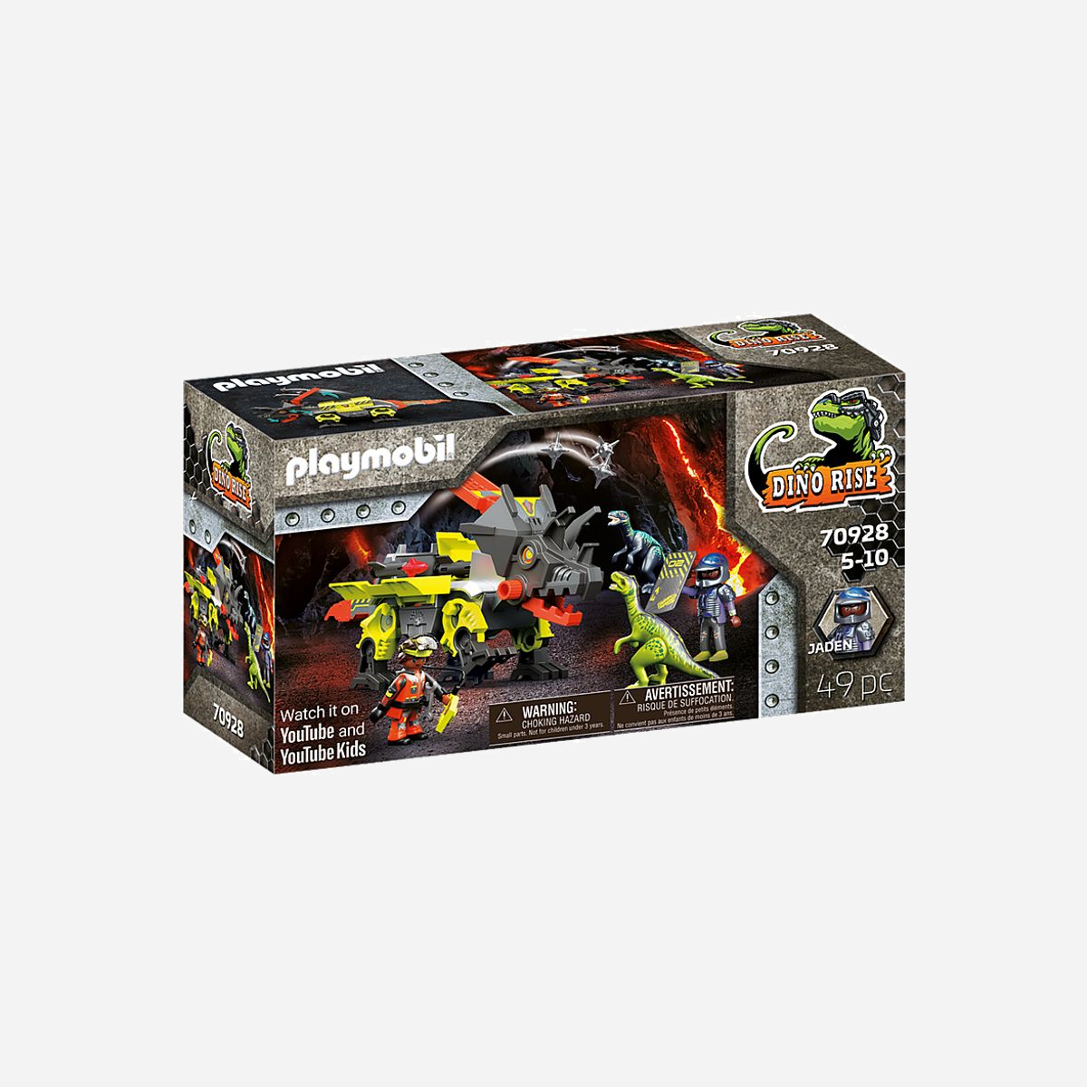 Playmobil Dino Rise 70928 - Vélociraptor Multicolore - Jeu Action/Aventure - 5-10 ans - 4 Figurines - 49 Pièces - Dimensions 275x95x135mm - Playmobil Dino Rise 70928. Type: Action/Aventure, Age recommandé (min): 5 an(s), Age recommandé (max): 10 an(s), Couleur du produit: Multicolore