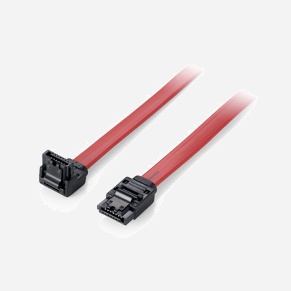 Equip 111903: Câble SATA III 1m Rouge, Connecteurs 7-pin Mâle/Mâle, Facteurs de forme Bas/Droit, AWG 28/26, Certification RoHS - Equip 111903. Longueur de câble: 1 m, Type de câble: SATA III, Connecteur 1: SATA 7-pin. Certificats de conformité: RoHS. Largeur du colis: 100 mm, Profondeur du colis: 20 mm, Hauteur du colis: 175 mm