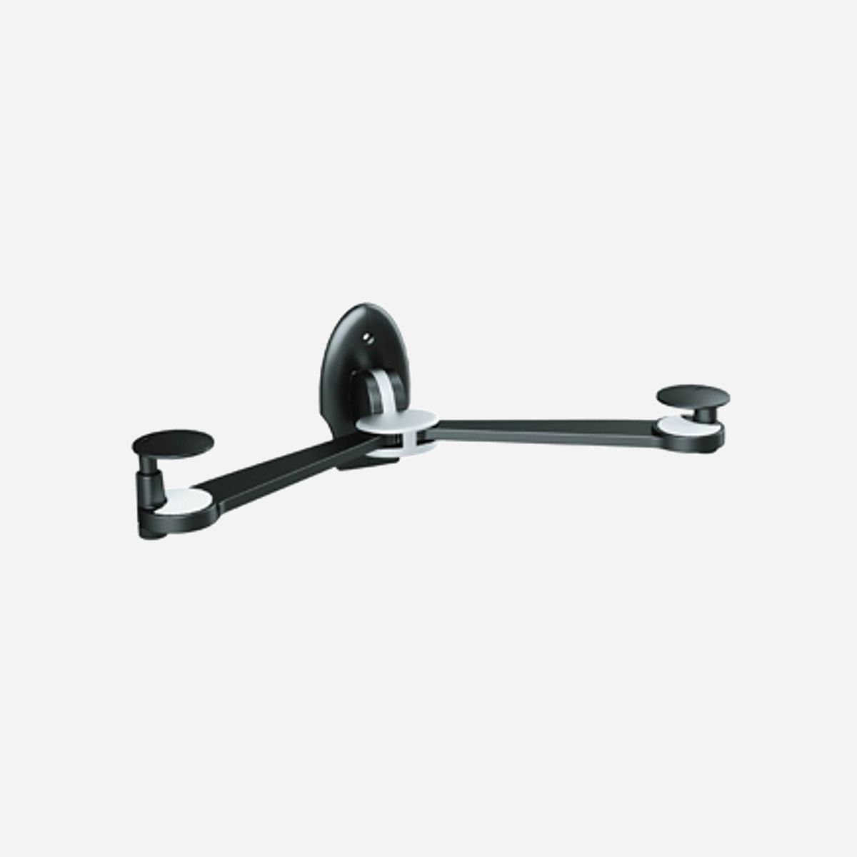 Equip Support Mural 650500 pour Lecteur DVD/Décodeur, Verre Trempé Noir, Charge Max 8kg, Dimensions 240x280mm, Montage Mural - Le support DVD pliable equip® est fabriqué en verre trempé et sert à maintenir les composants audiovisuels tels que les lecteurs DVD et les décodeurs. Il peut être installé dans des murs en briques, en béton ou en bois. De plus, sa conception pliable permet une installation peu encombrante. <br>
