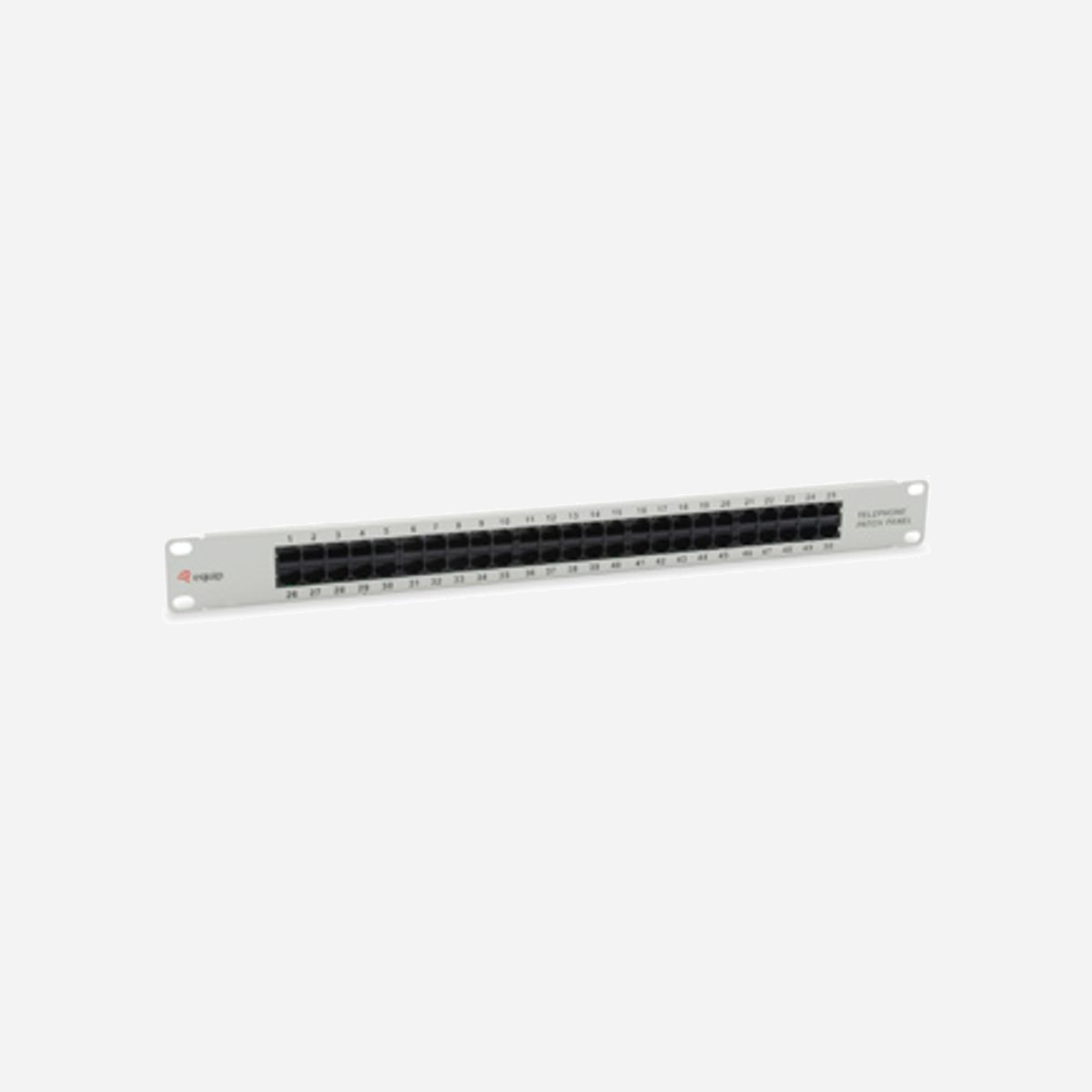 Equip 125297 : Baie de Branchements 1U 50 Ports RJ-45 Gris, Conforme RoHS et CE, Code SH 85371098 - Equip 125297. Connecteur(s): RJ-45. Couleur du produit: Gris, Capacité du rack: 1U. Certificats de conformité: RoHS, Certification: CE