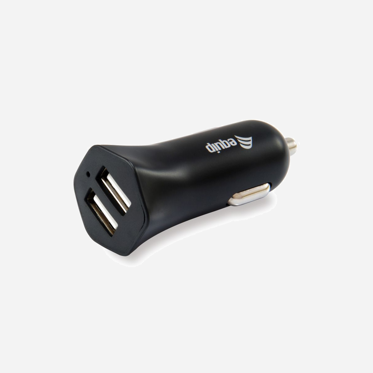 Equip 245510 Chargeur Auto Allume-Cigare Universel 2 Ports USB 2.0 5V/2.4A (12W) 12/24V Noir - Dimensions: 31x63x26mm, Certifié CE/WEEE - Equip 245510. Type de chargeur: Auto, Type de source d'alimentation: Allume-cigare, Compatibilité de chargeur: Universel. Tension d'entrée: 12/24 V, Tension de sortie (max): 5 V. Quantité de Ports USB 2.0: 2. Couleur du produit: Noir