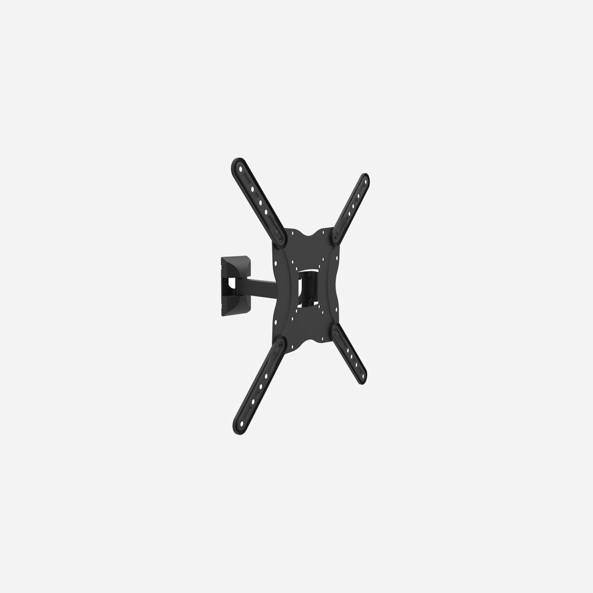 Equip 650406 Support Mural TV Pivotant 23-55" (58-140cm), VESA 75x75-400x400, Inclinaison -14°/+5°, Pivot 45°, Charge Max. 30kg, Acier Noir - Le support mural equip TV est un produit compact mais robuste qui assure une installation fiable de votre TV LCD/Plasma. En suivant le guide graphique inclus dans l'emballage, vous pouvez installer votre TV vous-même avec facilité. Le support mural s'adapte à la plupart des matériaux muraux - brique, béton et bois, ce qui en fait le choix idéal pour installer vos écrans.<br>