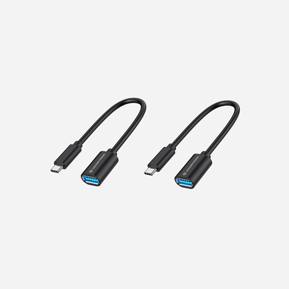 Conceptronic ABBY11B : Adaptateur USB-C vers USB-A 3.2 Gen 1 (5 Gbps) 0.2m - Noir, Compatible Windows, macOS, Android - CE/REACH/RoHS/UKCA - Conceptronic ABBY11B. Longueur de câble: 0,2 m. Connecteur 1: USB C, Connecteur 2: USB A, Version USB: USB 3.2 Gen 1 (3.1 Gen 1), Taux de transfert de données maximal: 5 Gbit/s, Couleur du produit: Noir