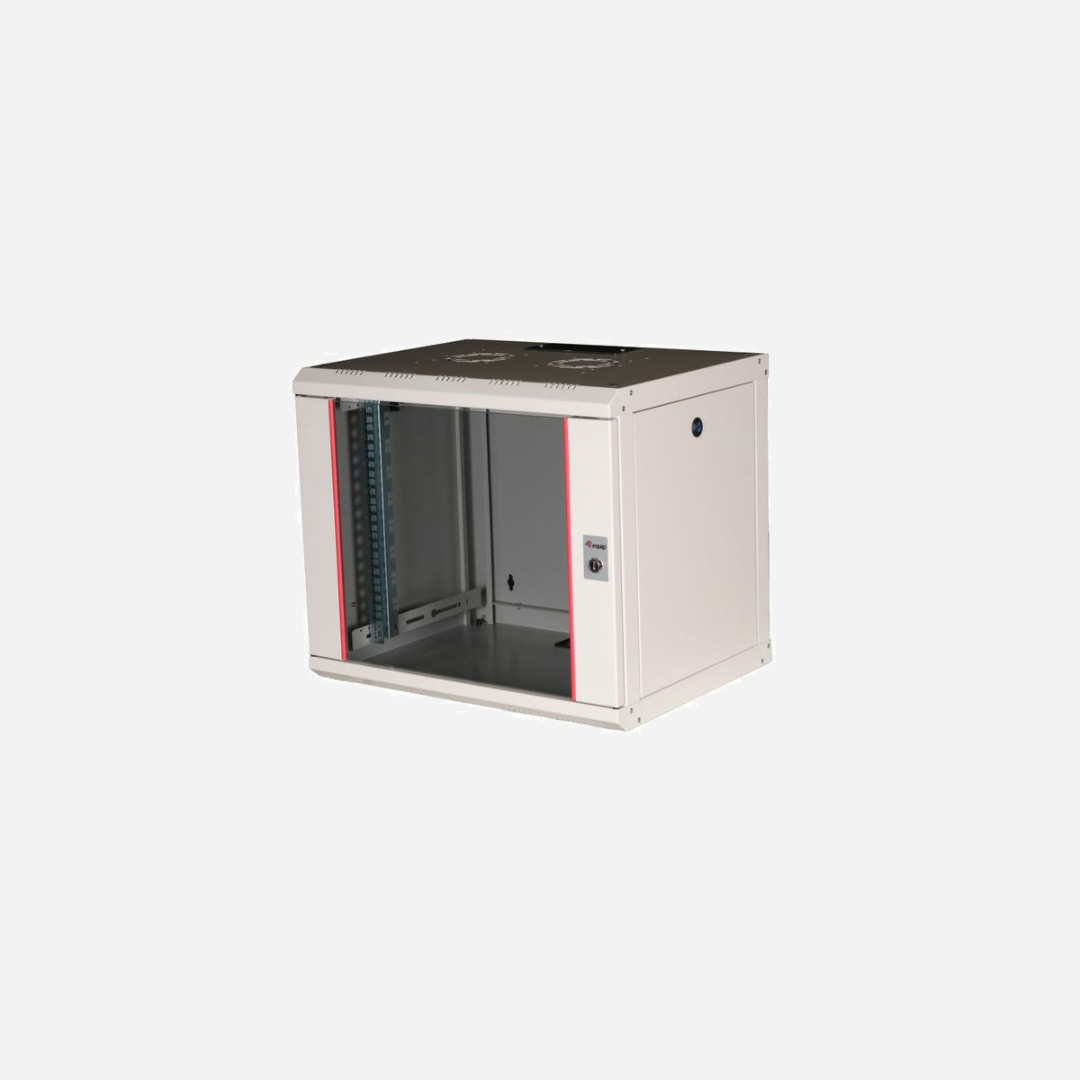 Rack Mural Equip 9U Acier Gris Clair 600mm Profondeur Porte Verre Trempé Panneaux Latéraux Amovibles Rails Réglables EPM-09-6045-G-CBAA - Equip EPM-09-6045-G-CBAA. Type: Rack monté sur le mur, Capacité du rack: 9U, Verrouillage des touches, Rails de rack. Poids: 17,6 kg. Couleur du produit: Gris clair