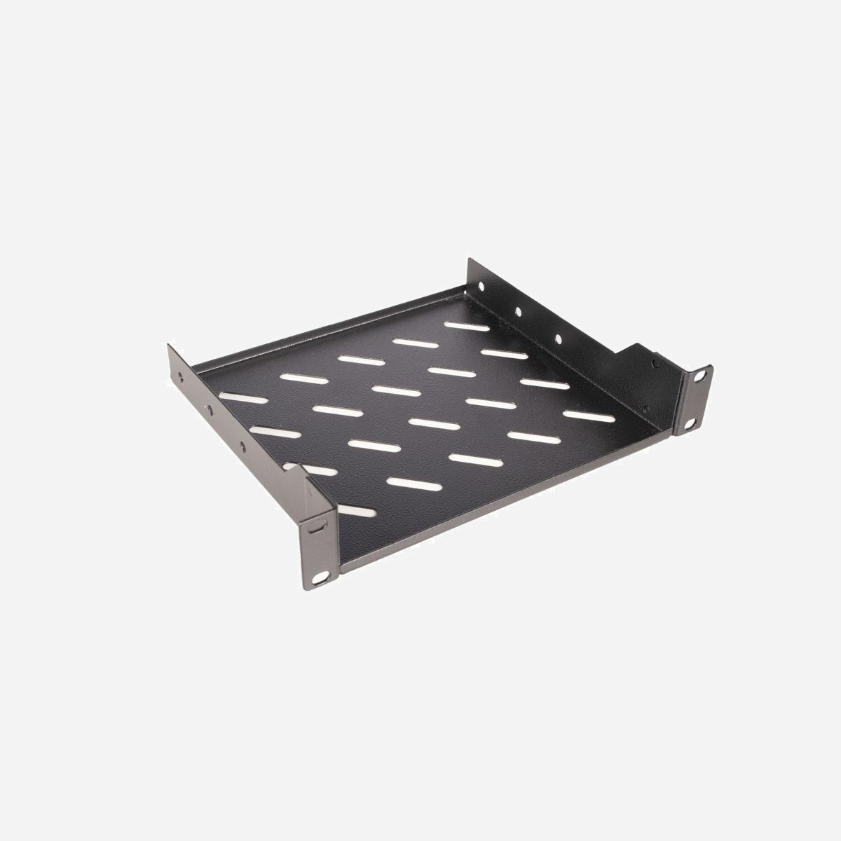 Étagère Equip EZFS-10-1-20-B pour Rack 1U, 255x200mm (10"), Acier 1mm, Noir, Charge standard, Montage rack 19", Profondeur 200mm - Equip EZFS-10-1-20-B. Type: Étagère, Couleur du produit: Noir, Capacité du rack: 1U. Taille (impériale): 25,4 cm (10"), Largeur: 255 mm, Profondeur: 200 mm. Largeur du colis: 285 mm, Profondeur du colis: 210 mm, Hauteur du colis: 55 mm. Casier principal (externe) par palette: 16 pièce(s), Couches par palette: 4 pièce(s), Produits par palette: 704 pièce(s)